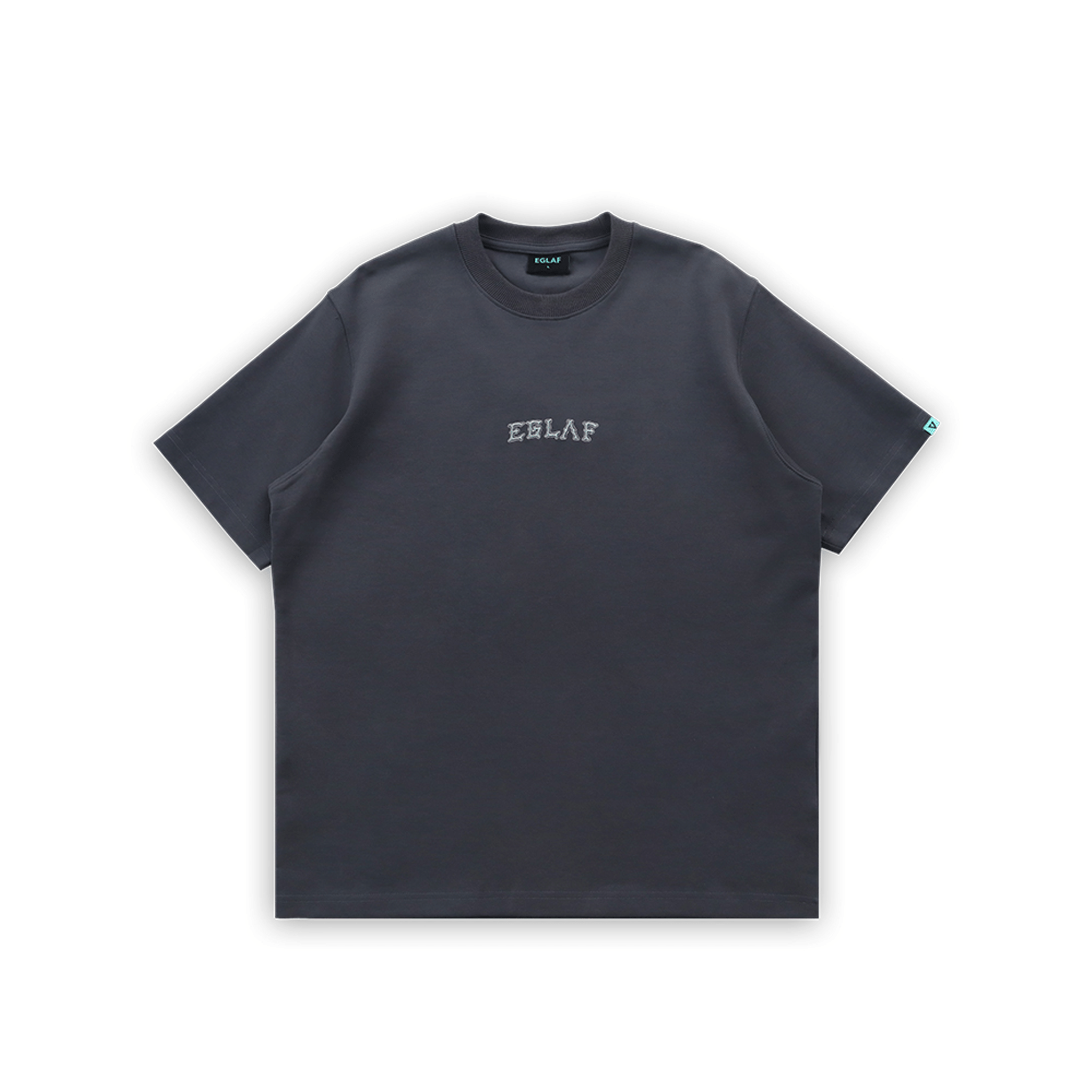 EGLAF Sculpta Triangle Emblem Tee Dark Grey (SS25)