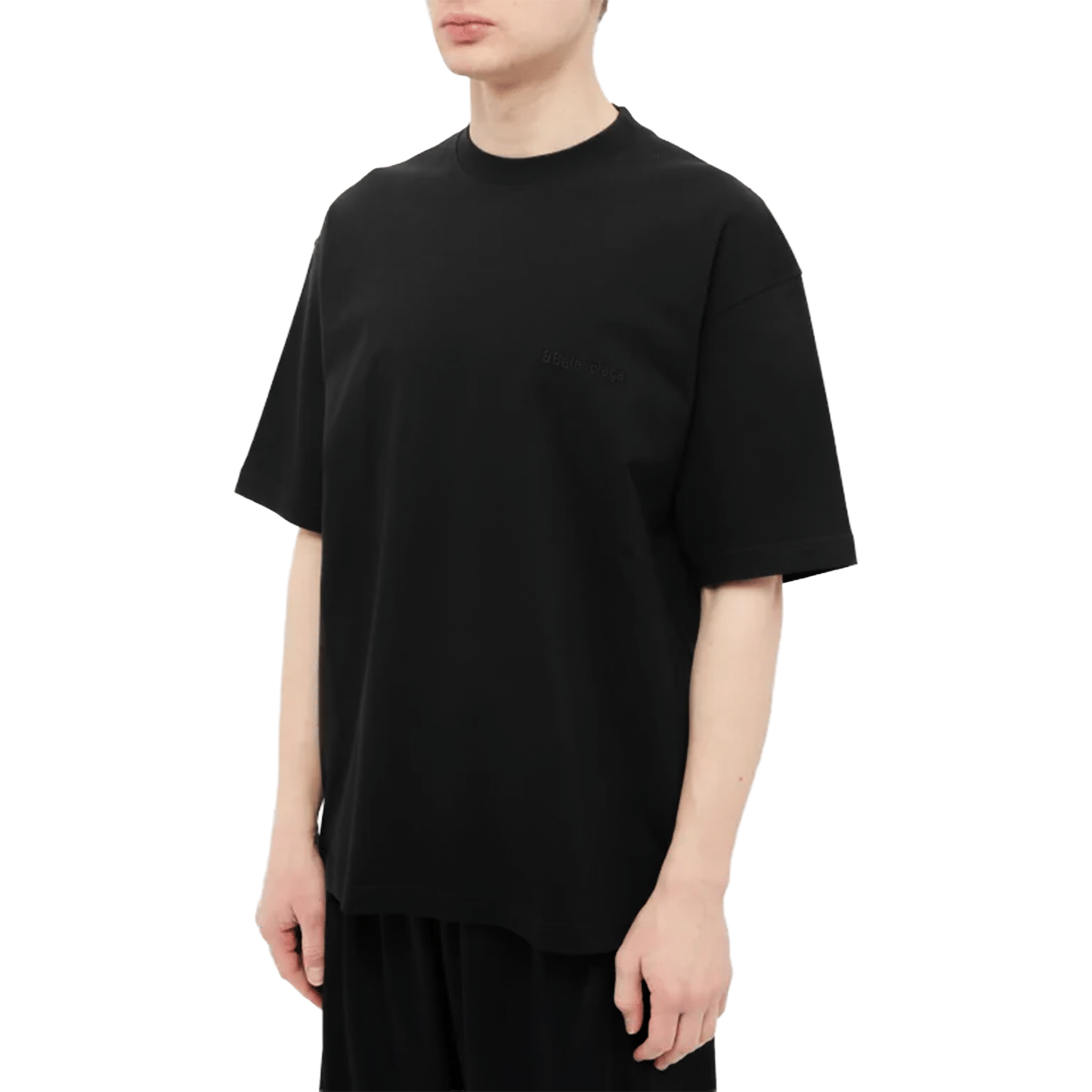 BALENCIAGA BB Corporate Medium Fit Tee Black (SS23)