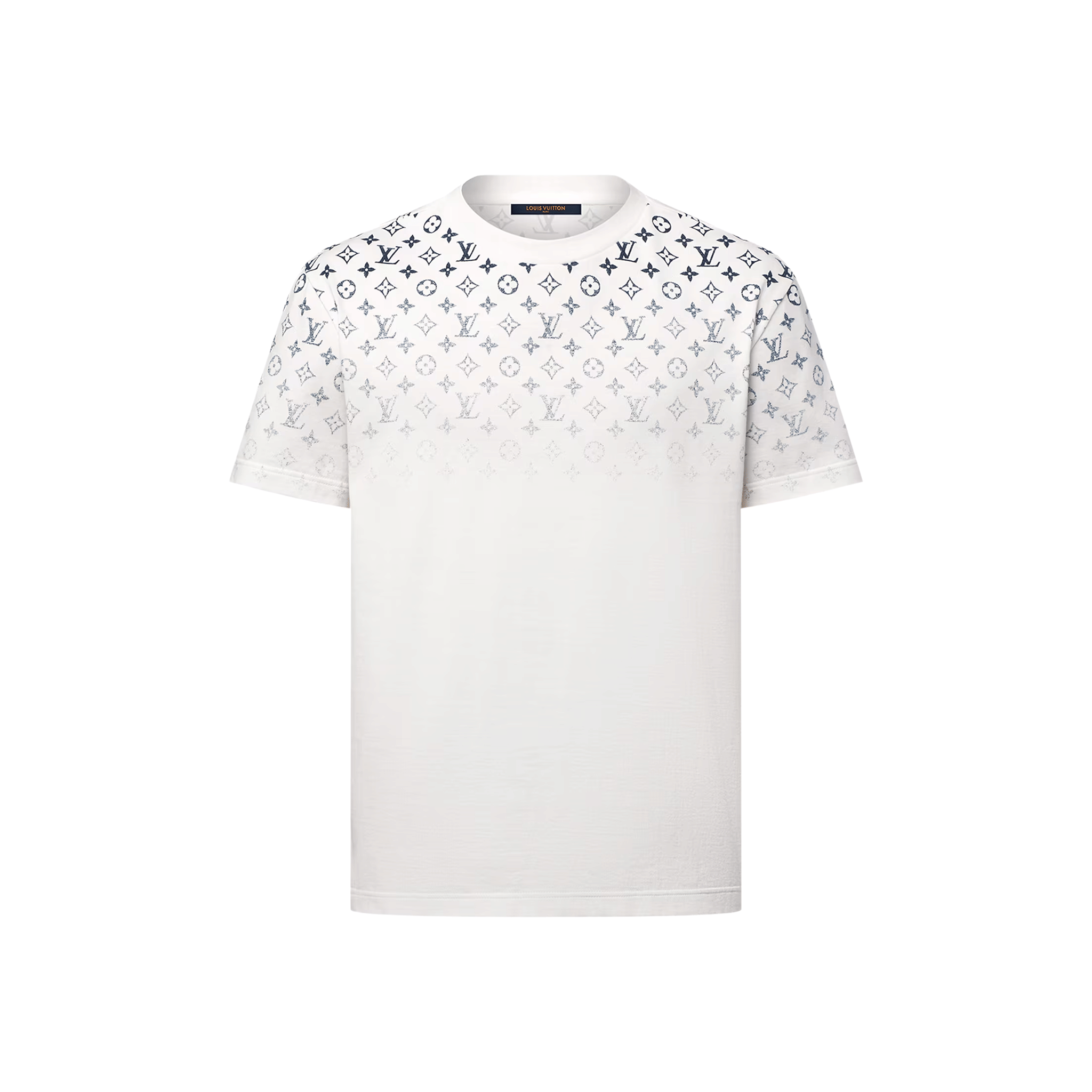 LOUIS VUITTON Gradient Cotton Tee Blanc (SS25)