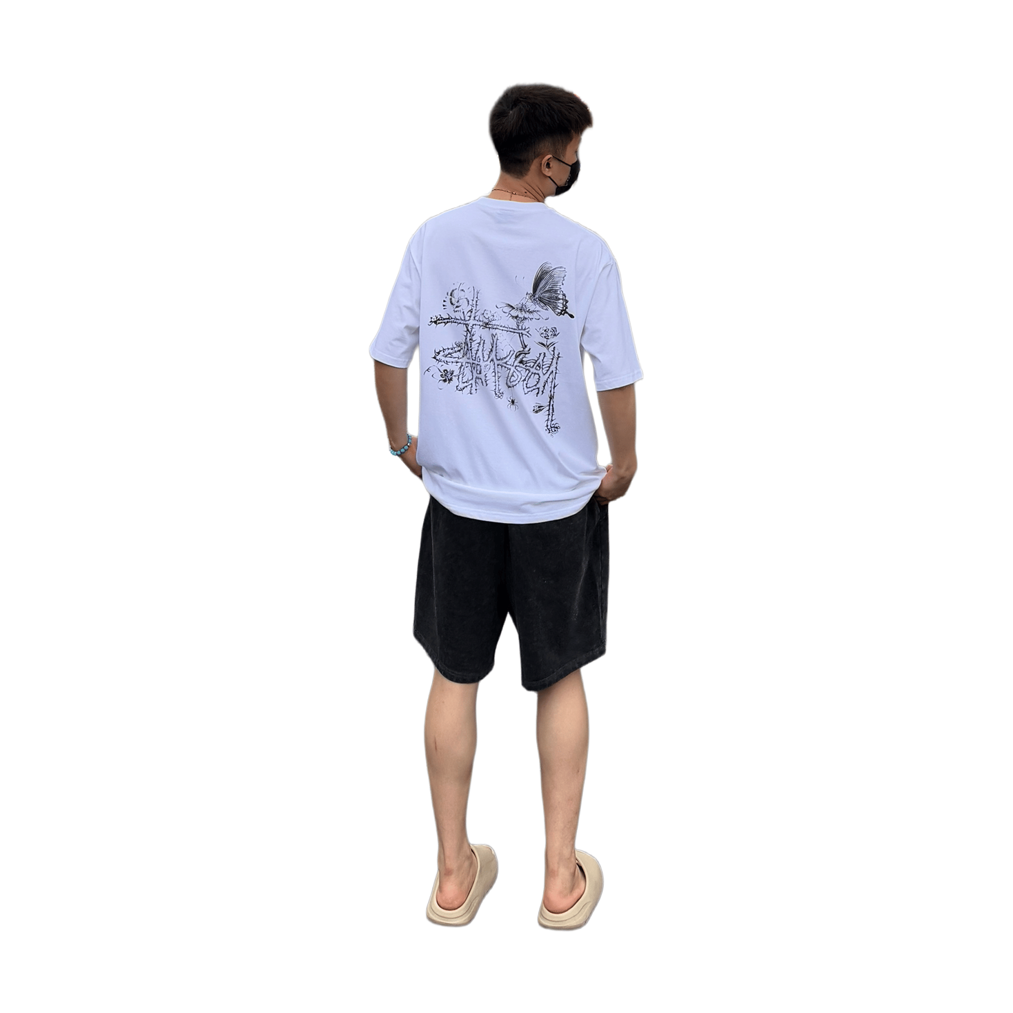 Stüssy In Bloom Tee White (SS25)
