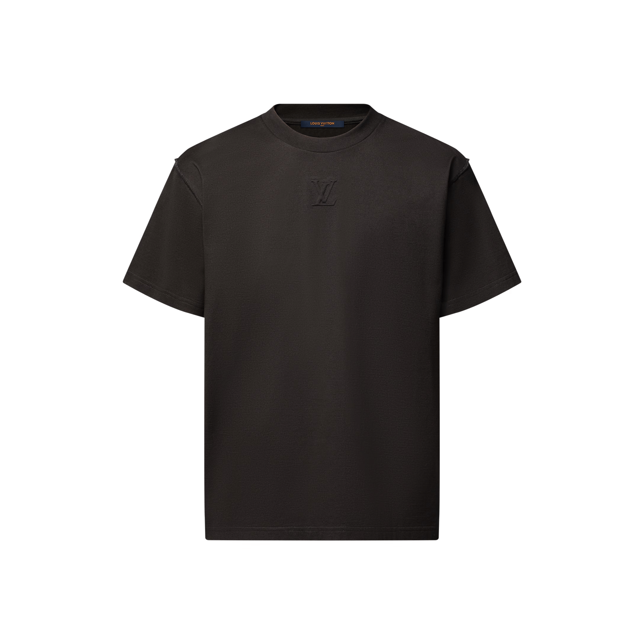LOUIS VUITTON Embossed LV Tee Noir (SS25)