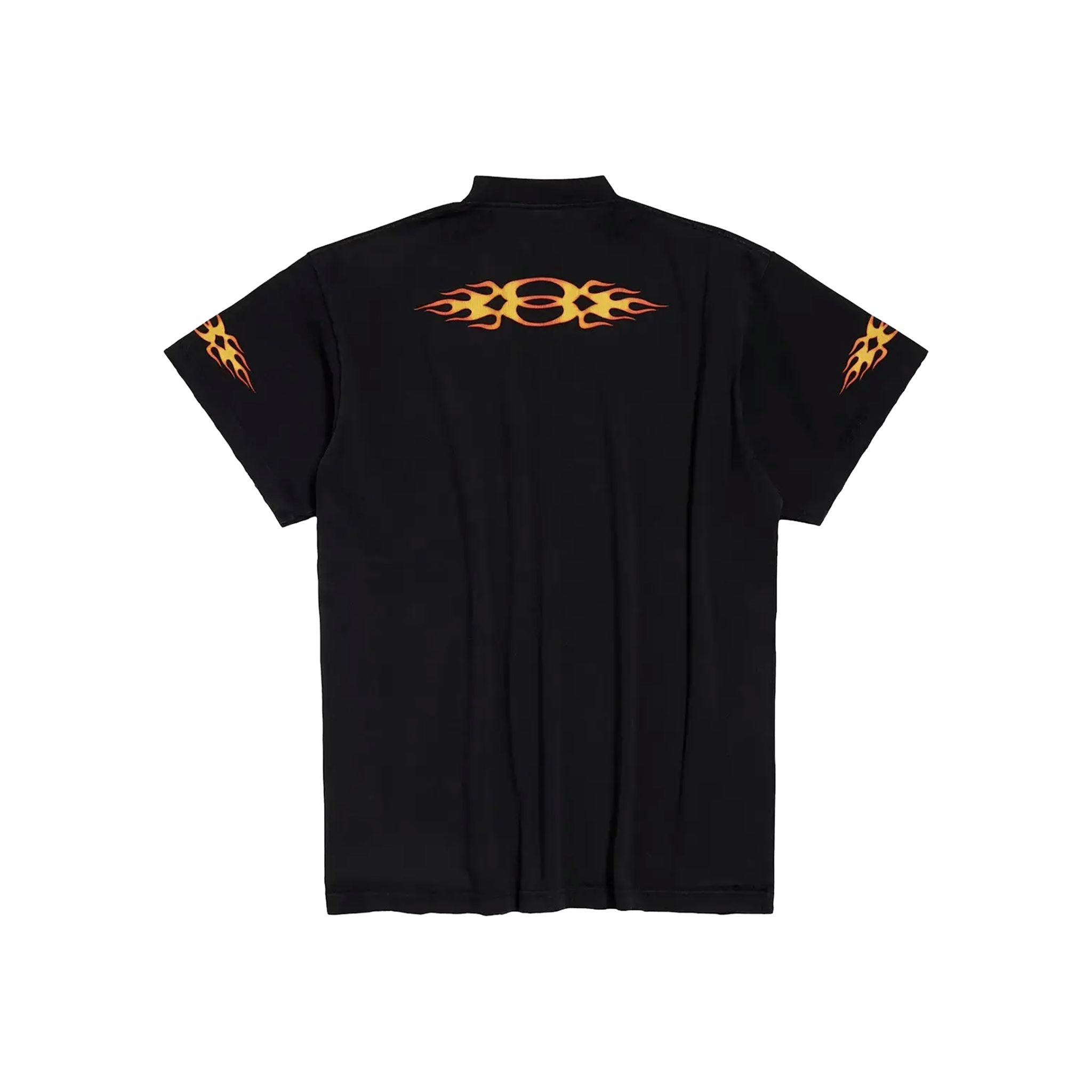 BALENCIAGA Burning Unity Oversized Tee Black (SS25)