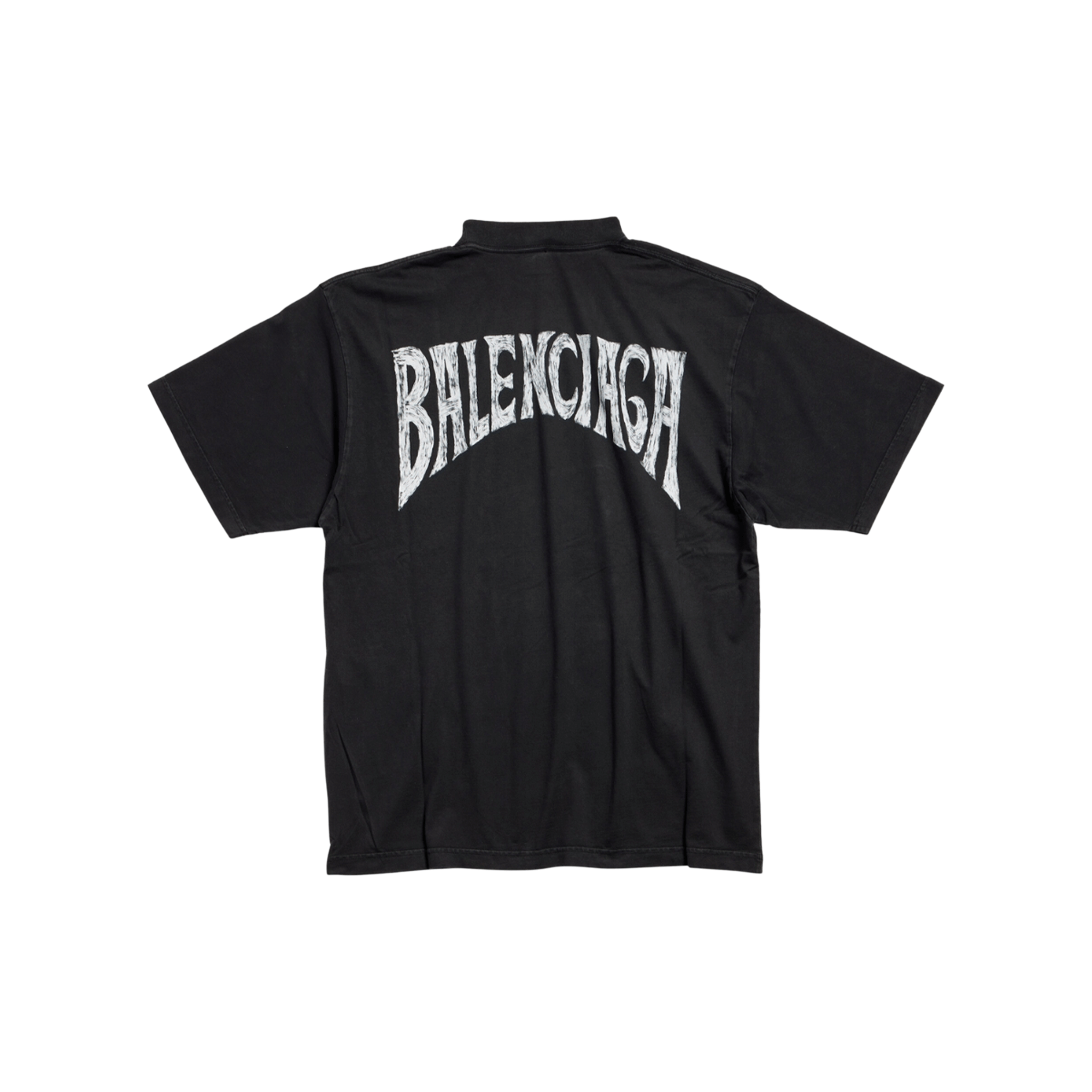 BALENCIAGA Paris Tropical Medium Fit Tee Black (SS25)