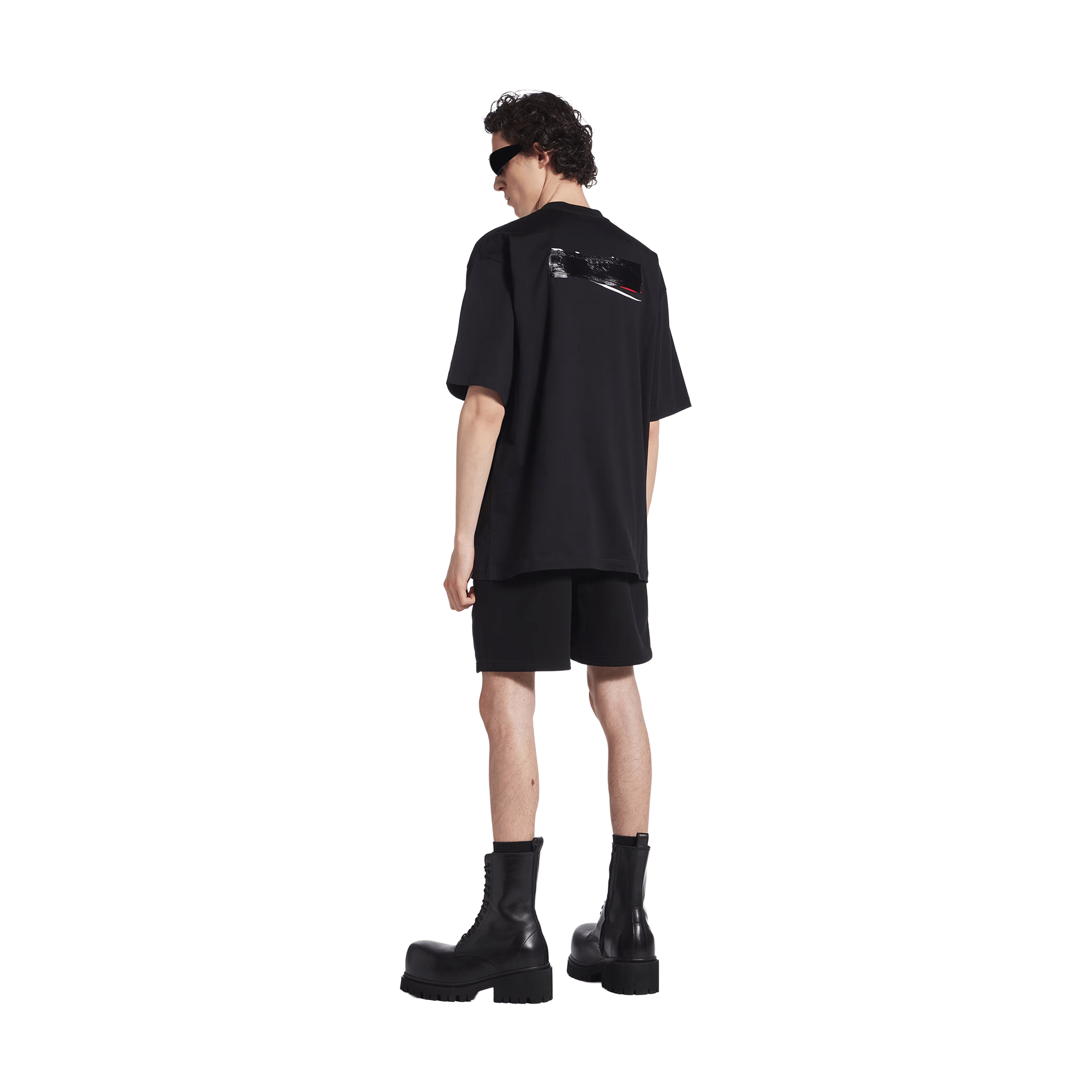 BALENCIAGA Gaffer Oversized Tee Black (FW22)
