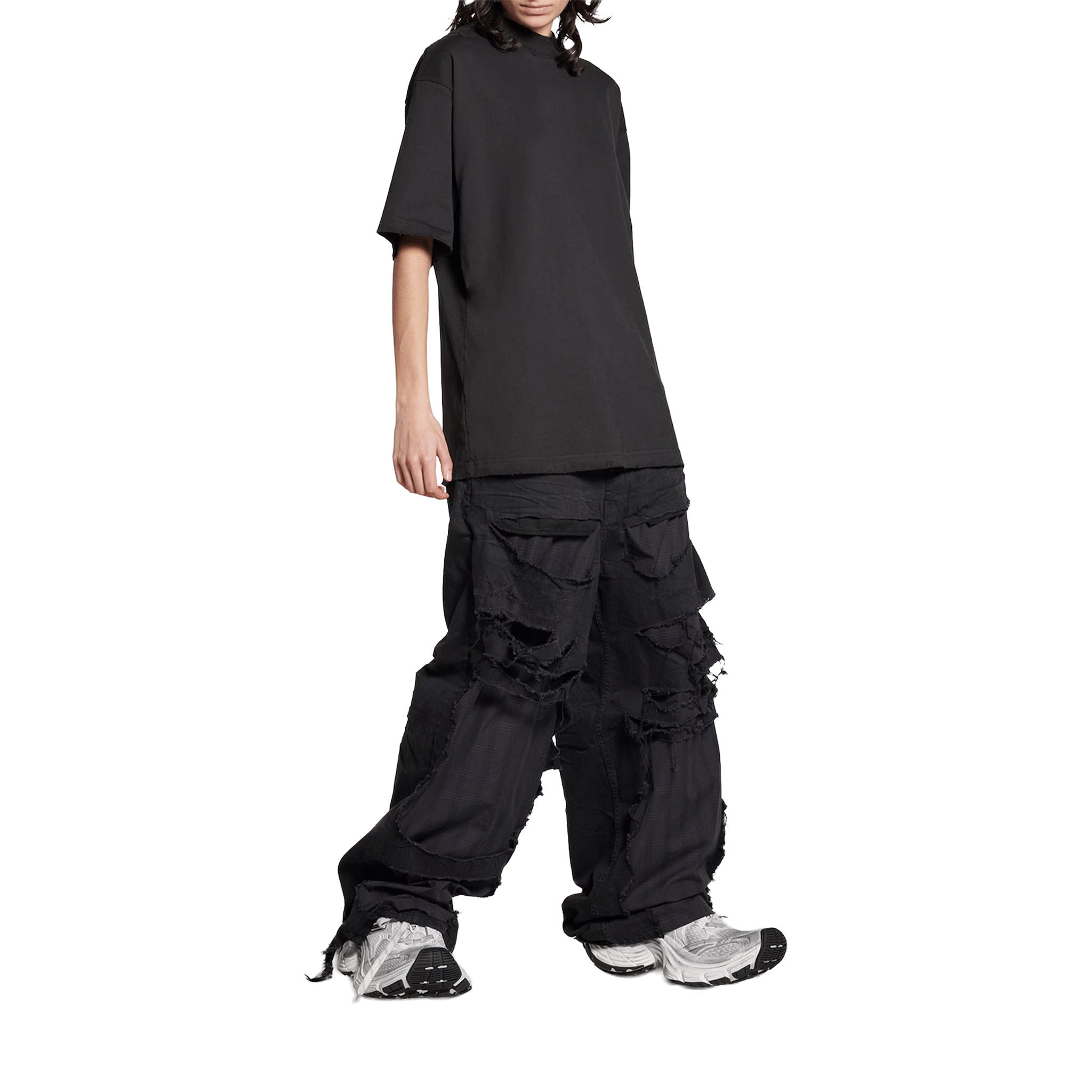 BALENCIAGA Back Large Fit Tee Black (FW23)