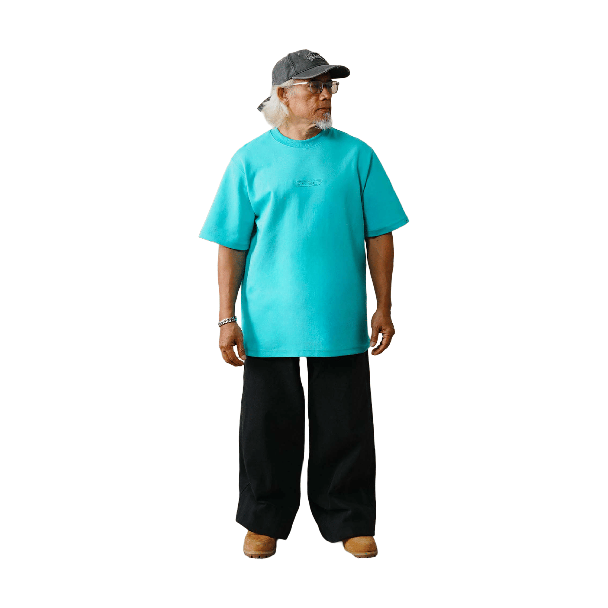 EGLAF Basic Define Yourself Tee Turquoise (SS25)