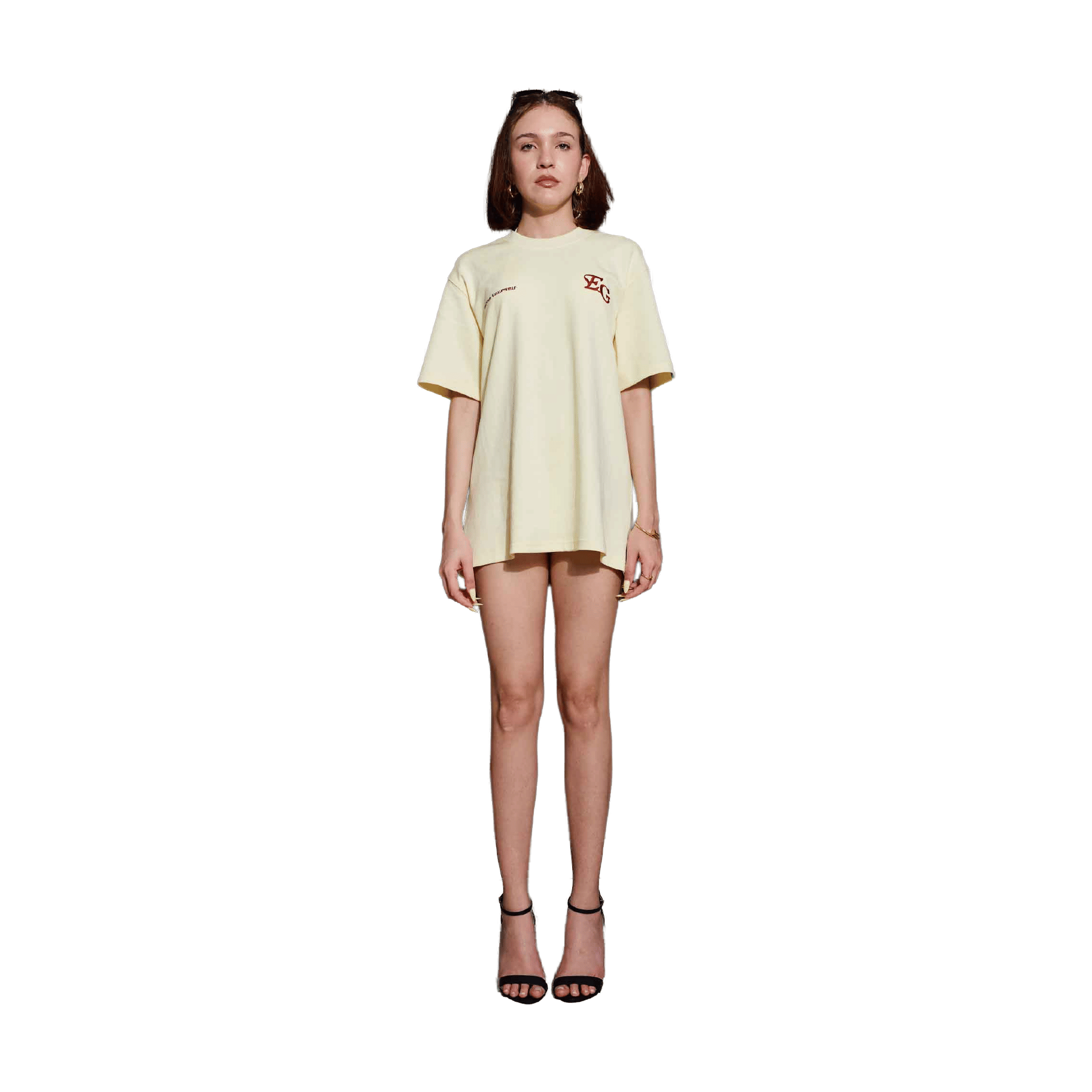 EGLAF MV Gradient Logo Tee Yellow (FW25)