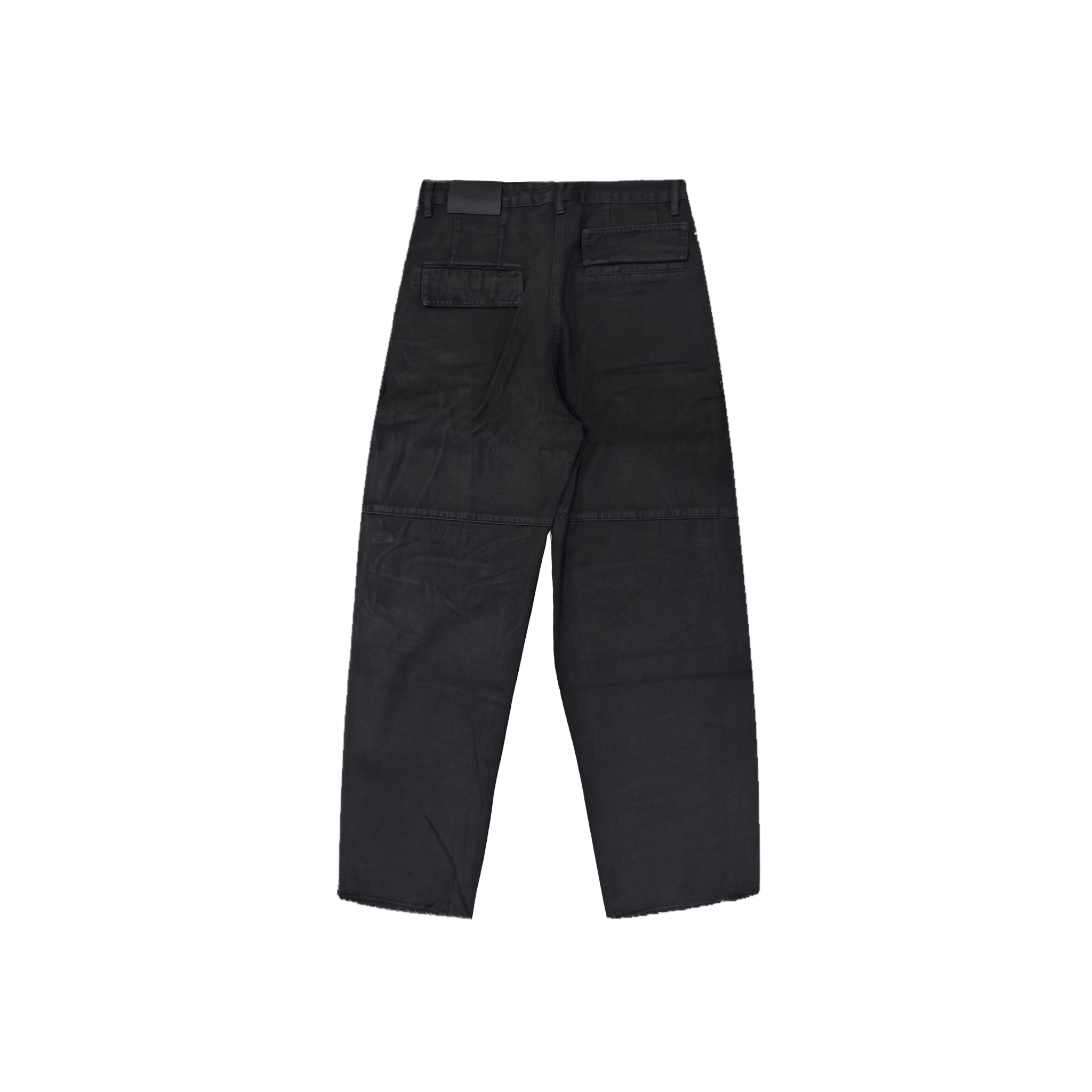 RAW21 RAW/21 Distressed Cargo Pants Black (FW25)