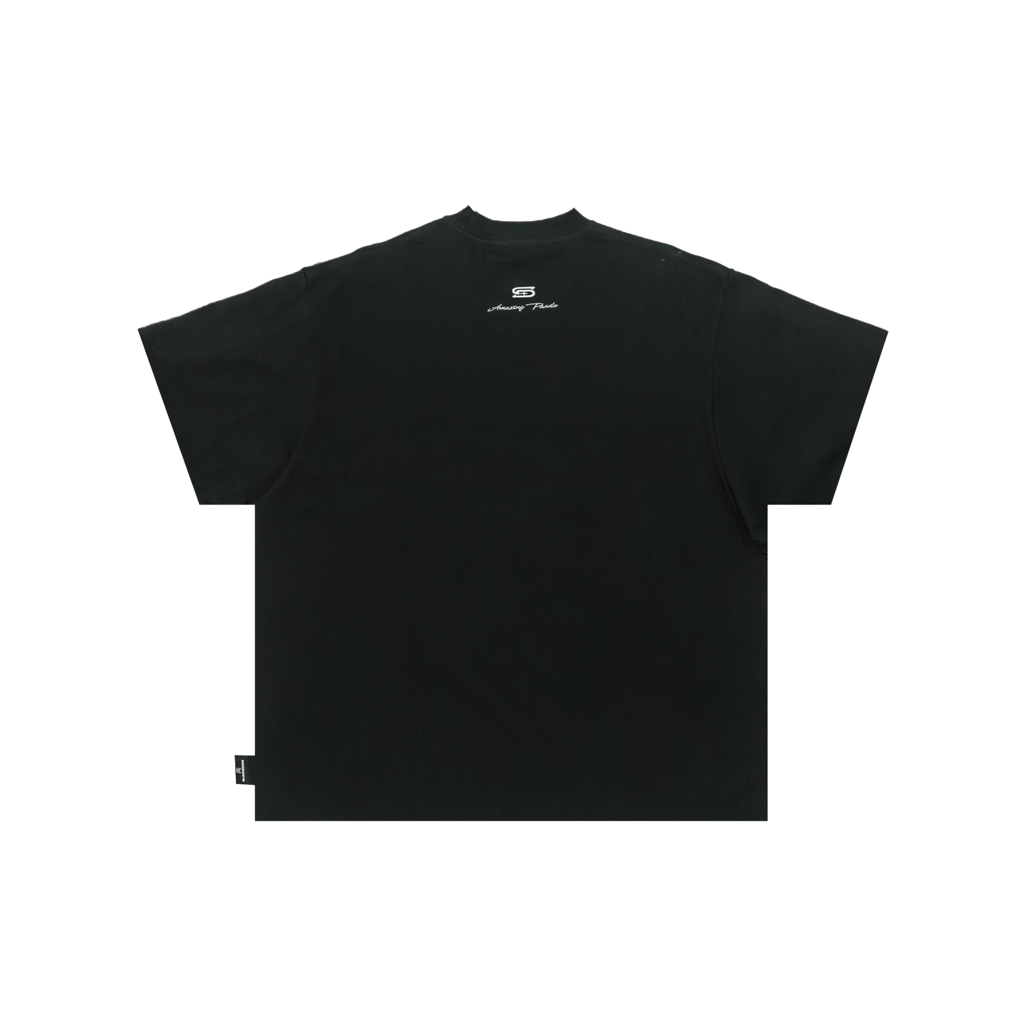 SLOWDOWN Handpainted Concrete Tee Black (FW25)