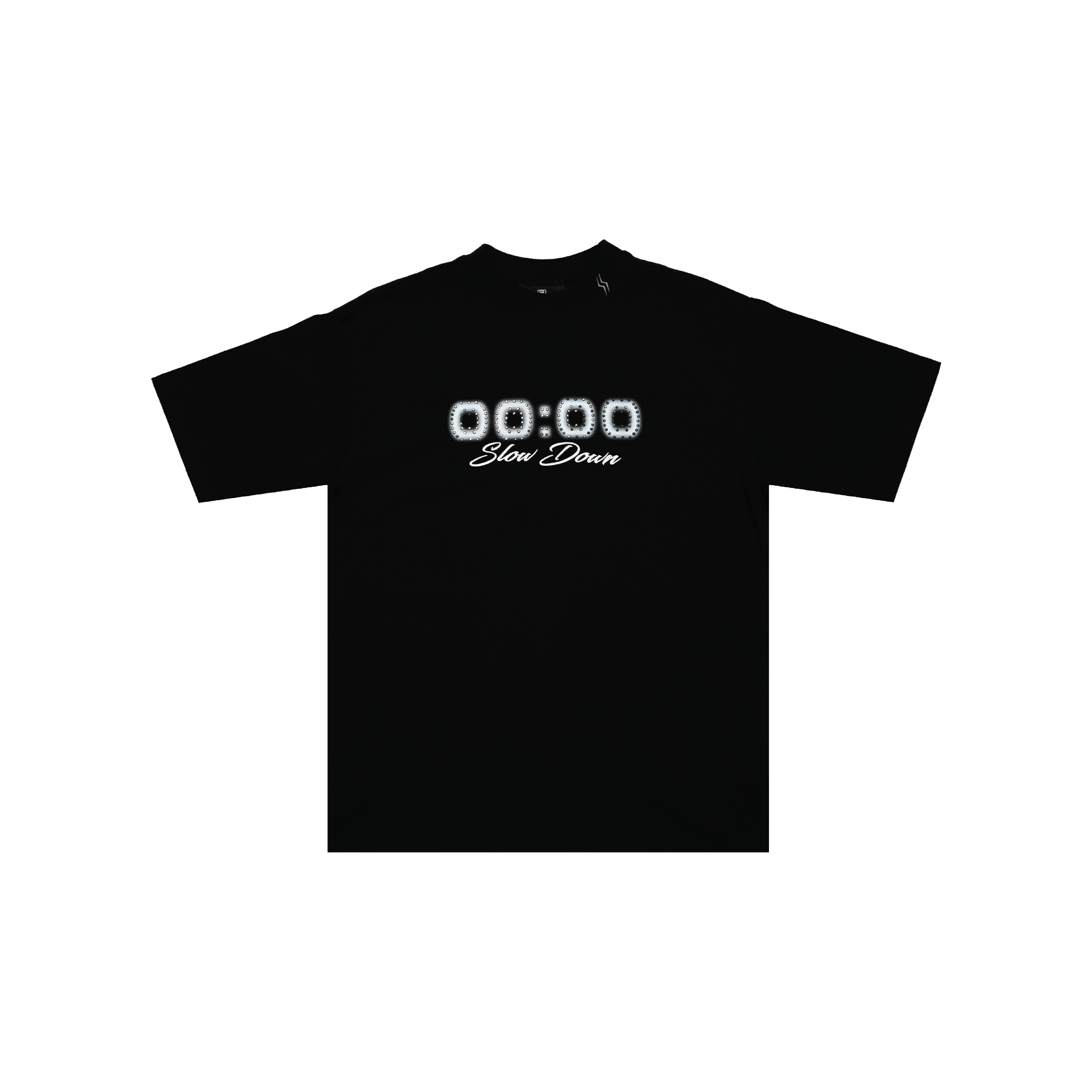 SLOWDOWN Restart Time Diamond Tee Black (SS25)