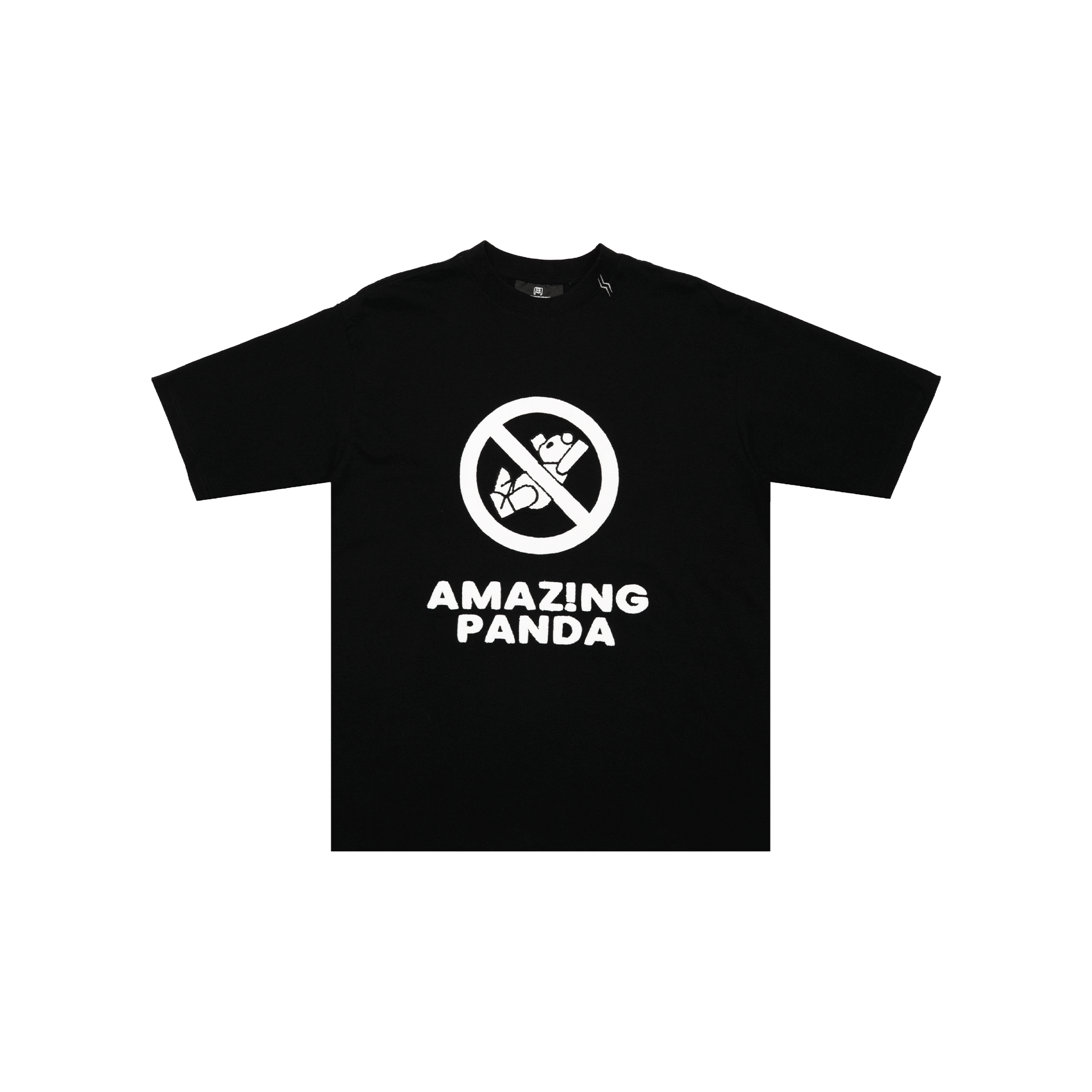 SLOWDOWN No Falling Tee Black (SS25)