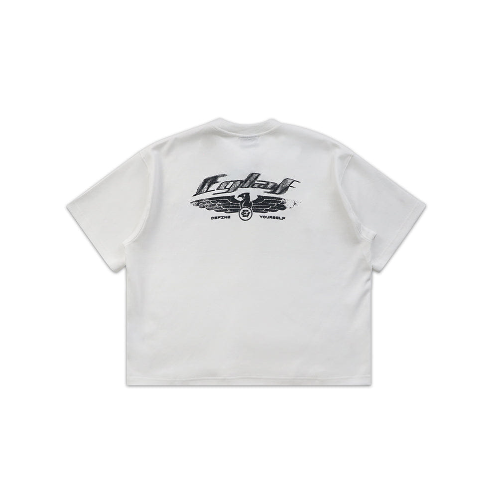 EGLAF R//W Wings Boxy Tee White (FW25)