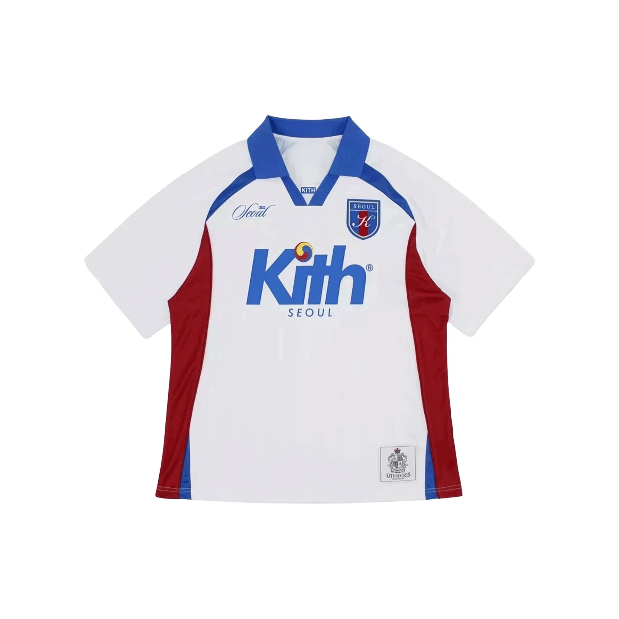 KITH Seoul Exclusive Soccer Jersey White (SS25)