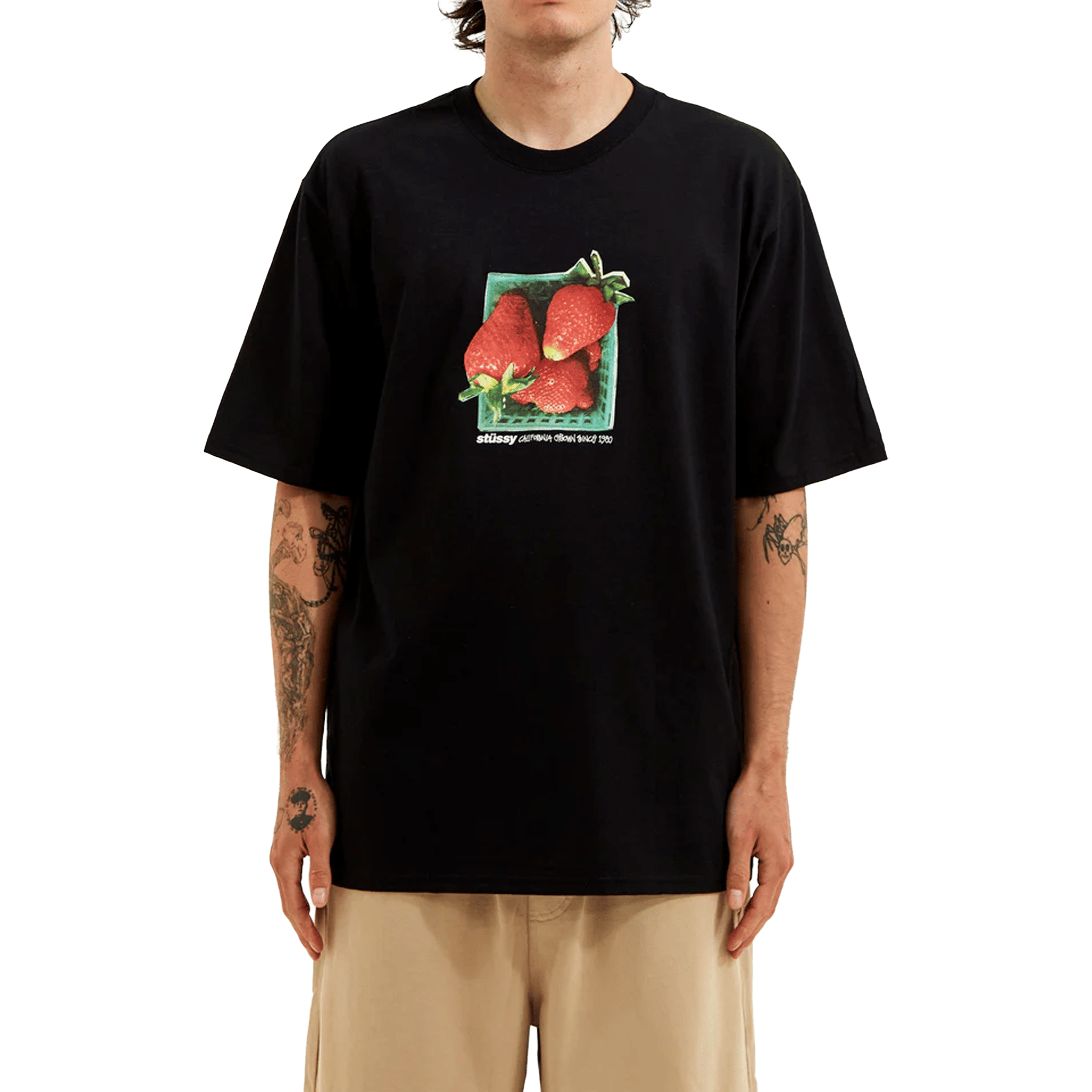 Stüssy Berries Tee Black (SS25)