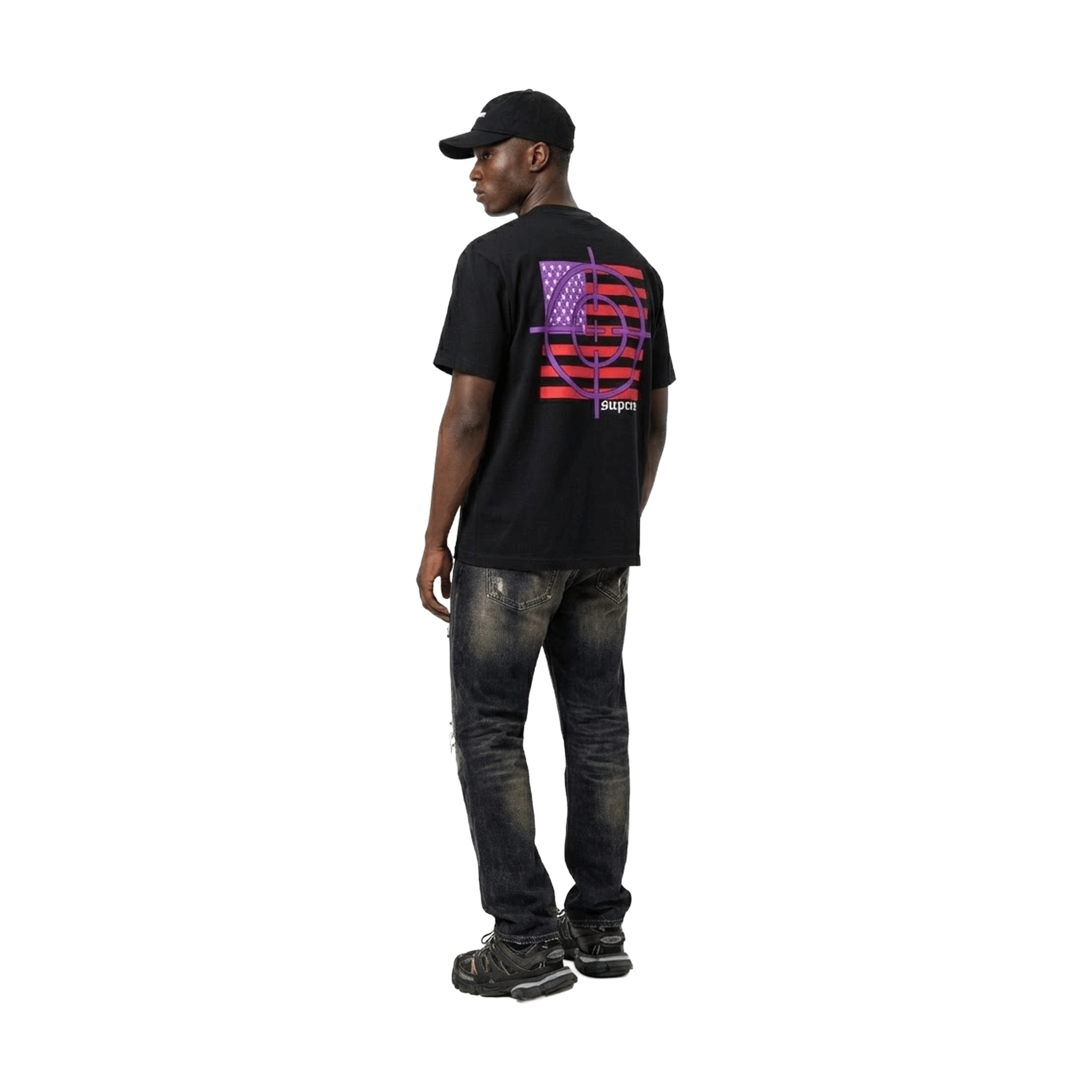 Supreme Target Tee Black (FW25)