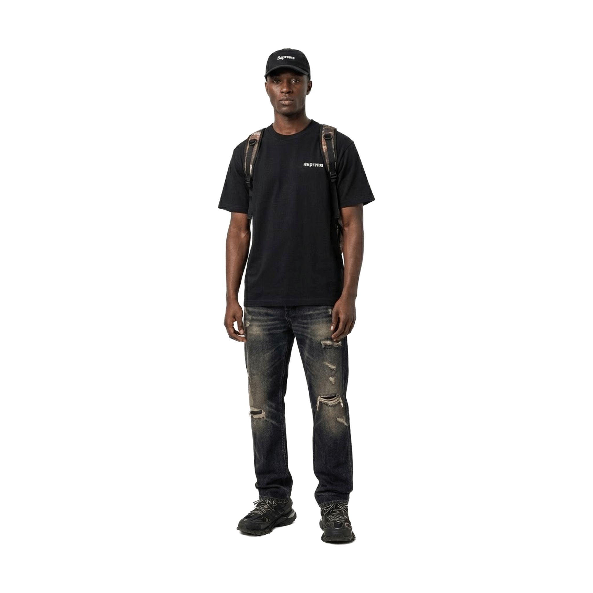 Supreme Target Tee Black (FW25)