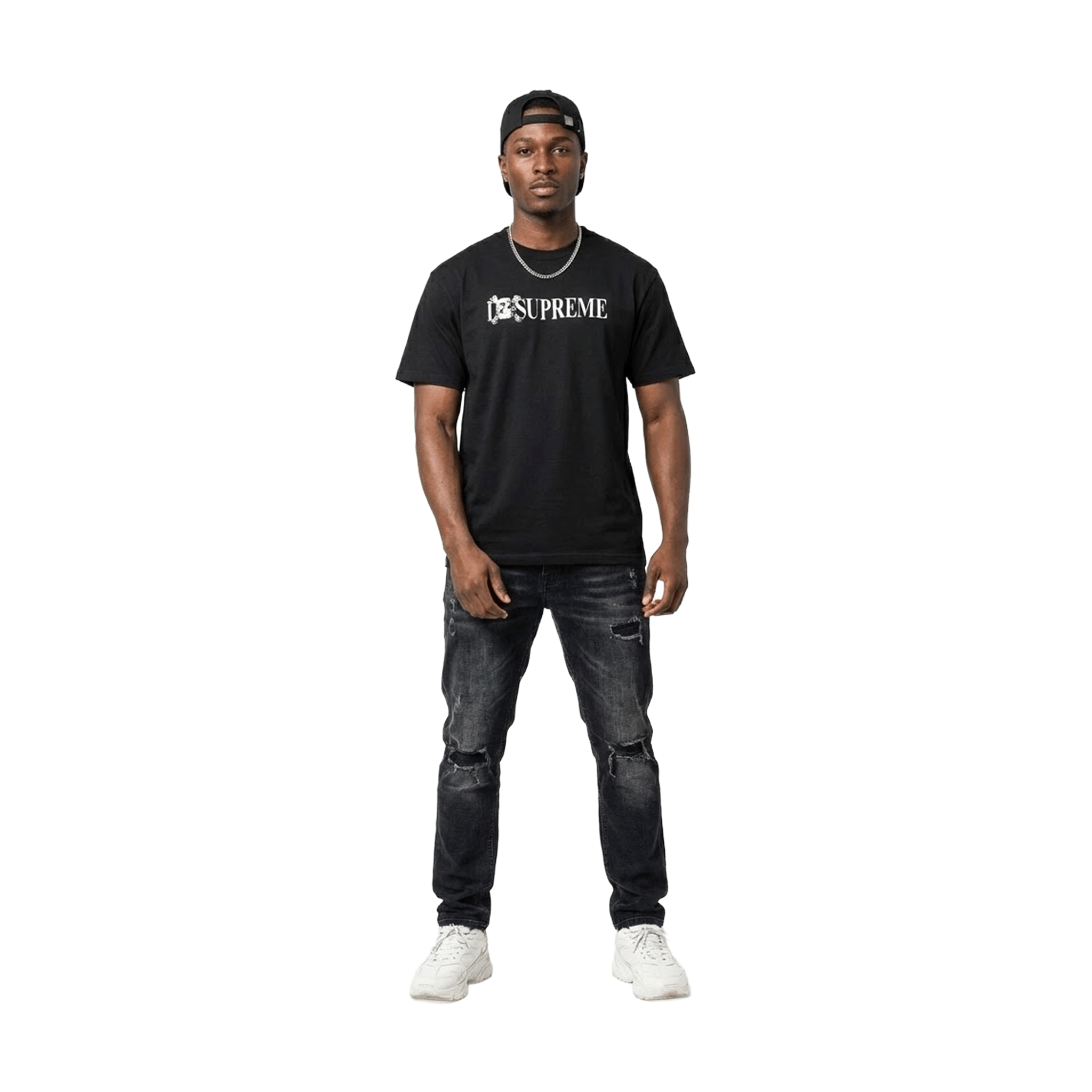 Supreme Skull Tee Black (FW25)
