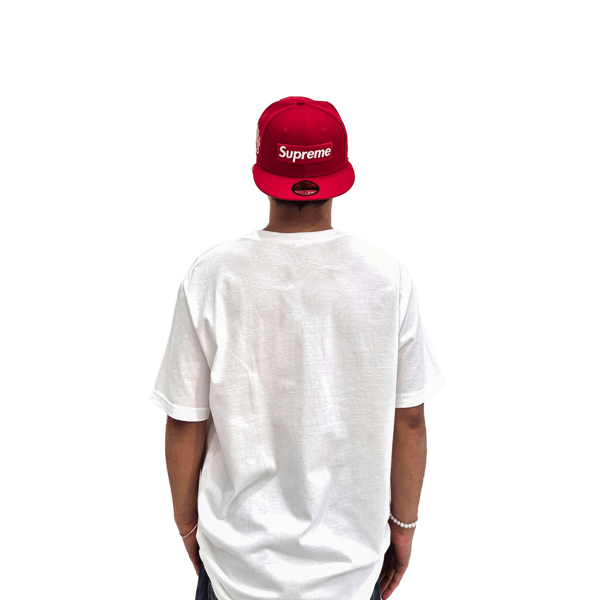 Supreme Satin Appliqué Short Sleeve Tee White (SS25)