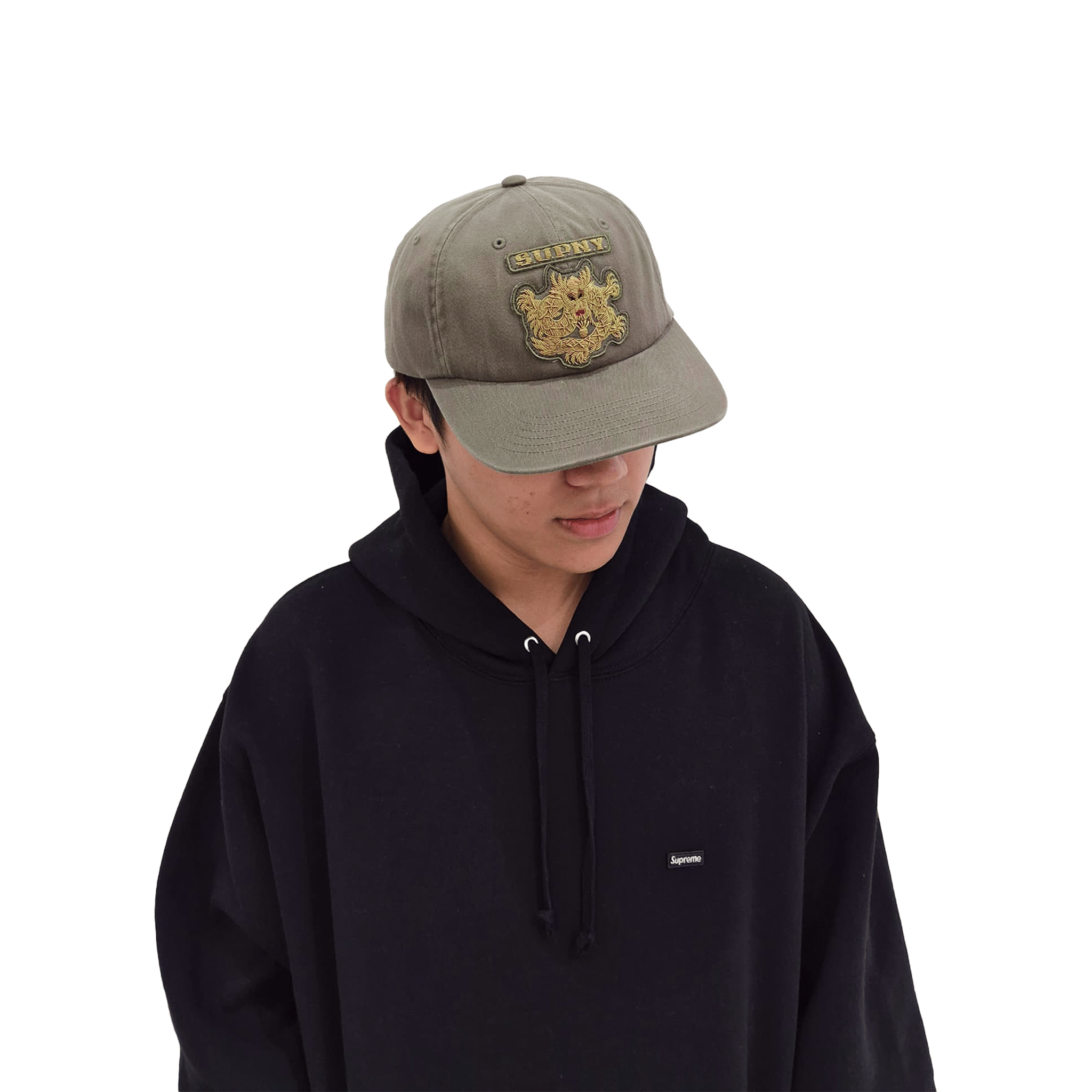 Supreme Billion Dragon 6-Panel Cap Olive (SS25)