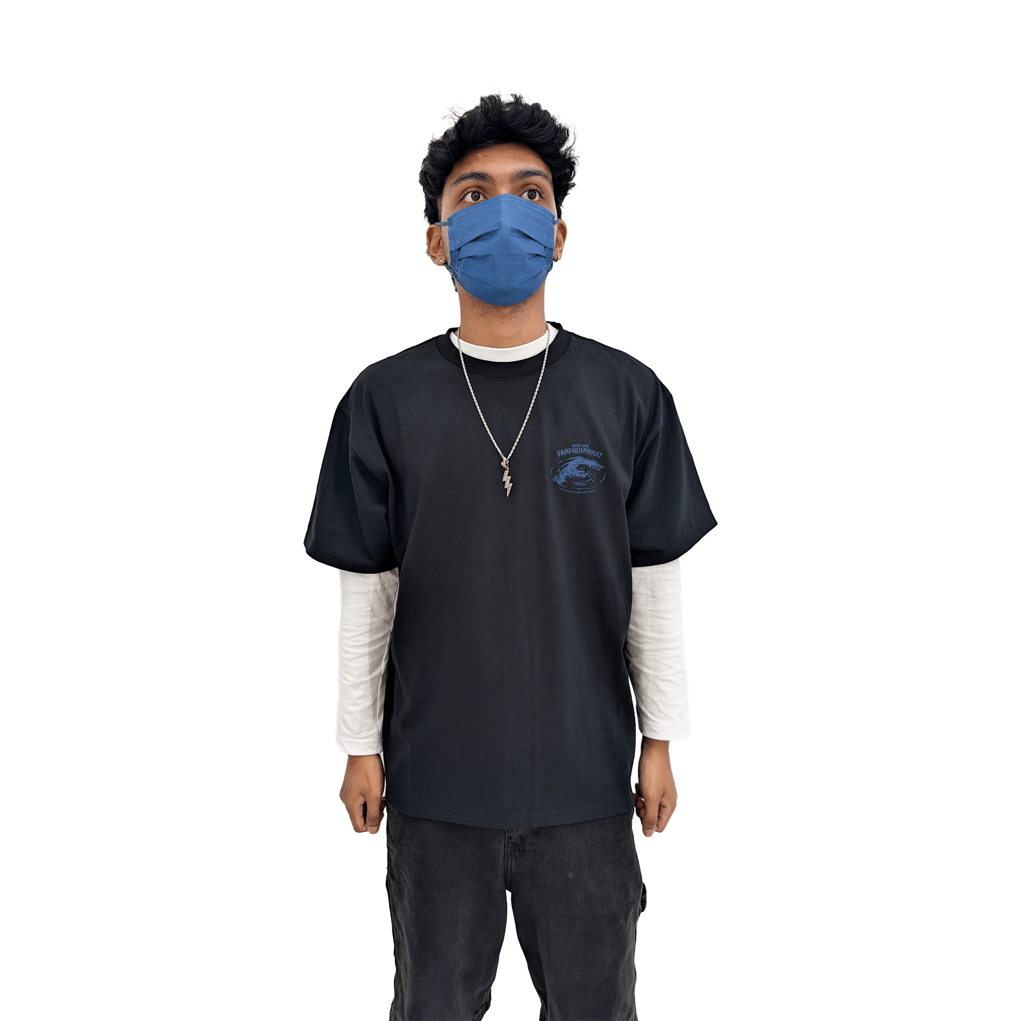 FAR FROM WHAT Far Pacific Mind Tee Black (SS24)