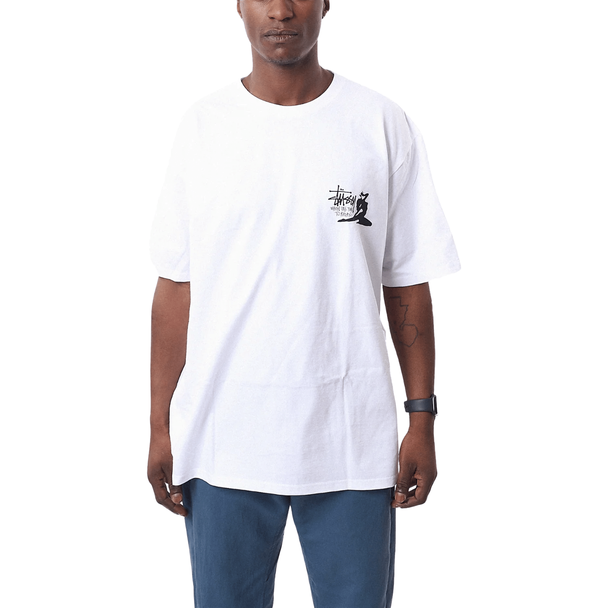 Stüssy Relax Tee White (FW24)