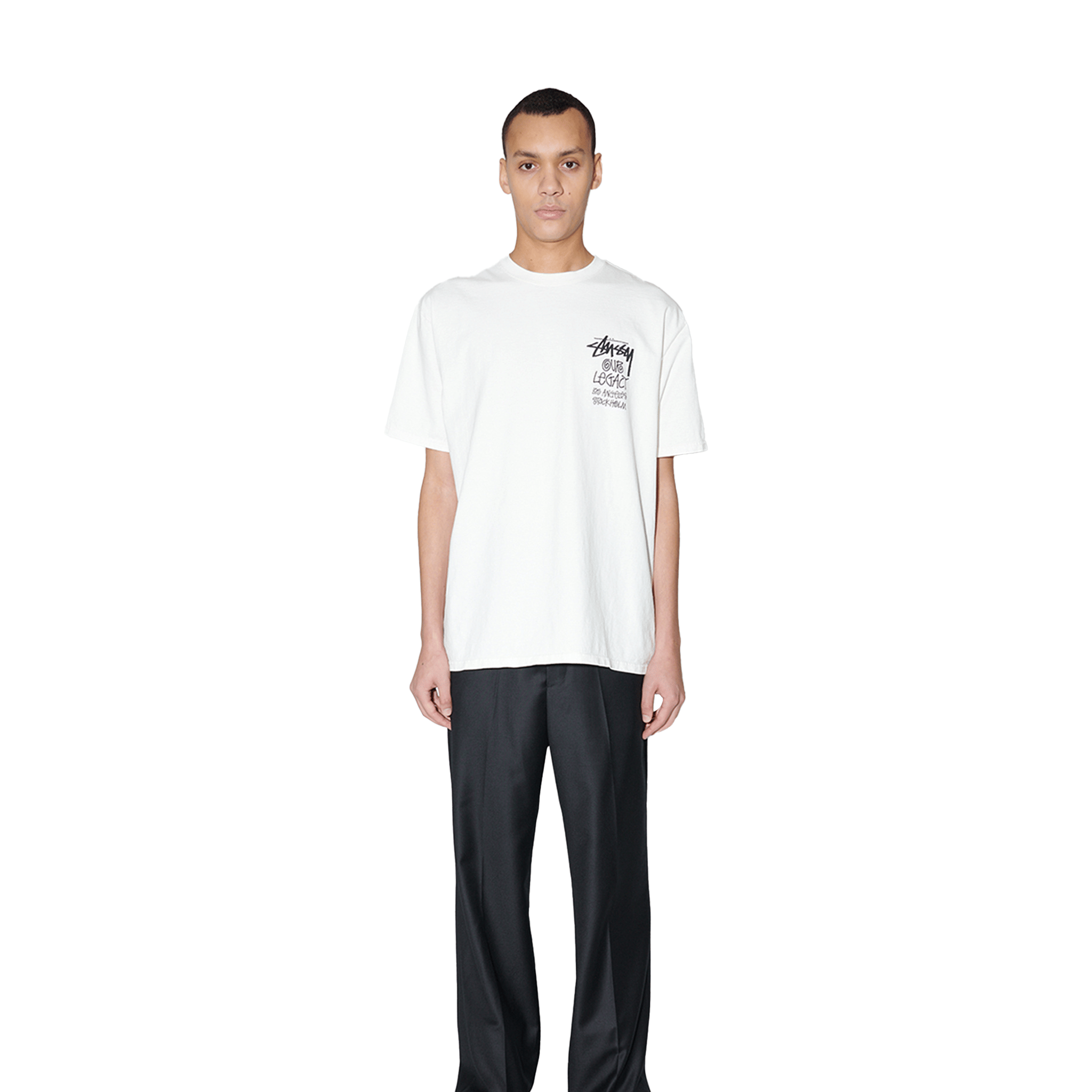 Stüssy x Our Legacy Surfman Tee White (SS21)