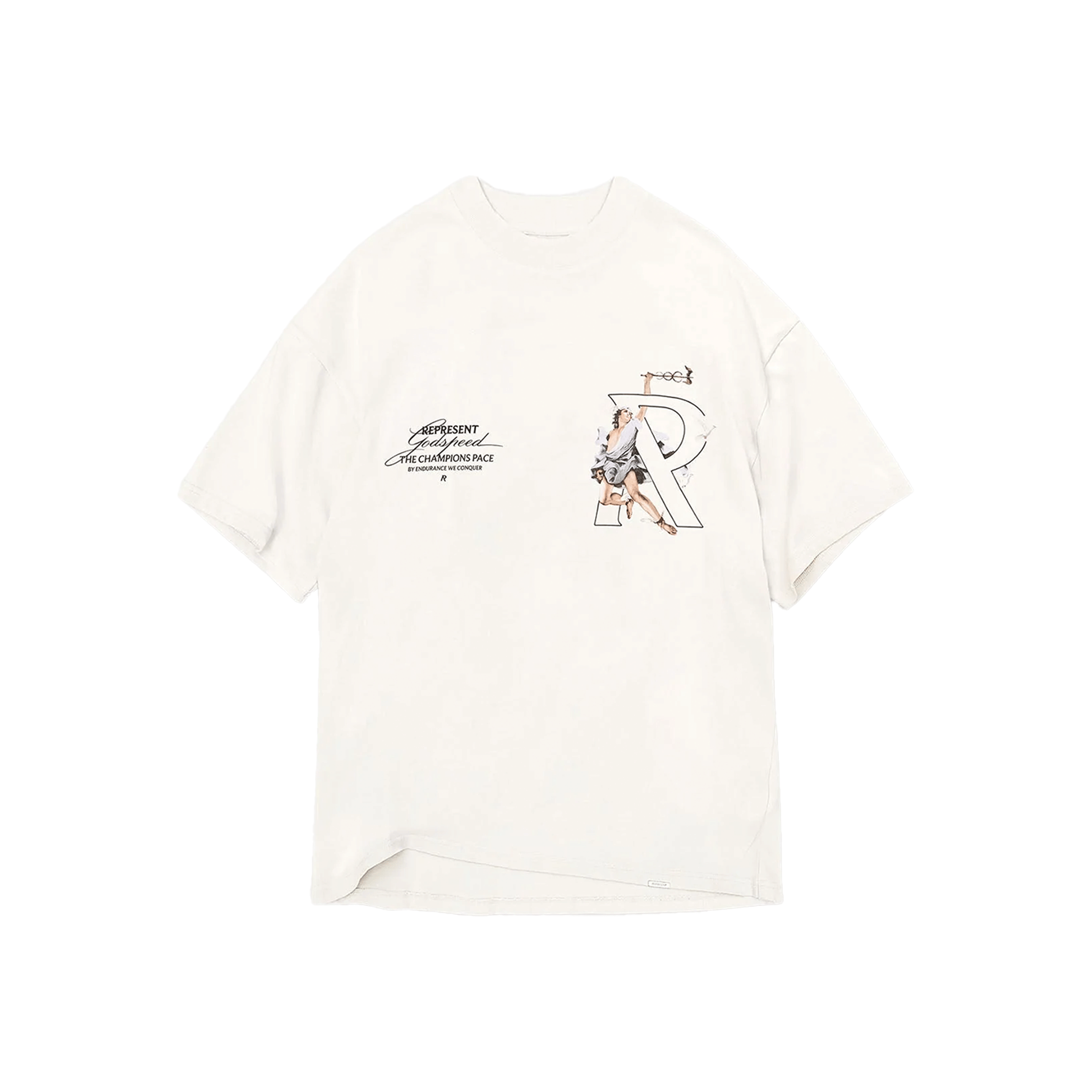 Represent Hermes Tee Flat White (FW24)