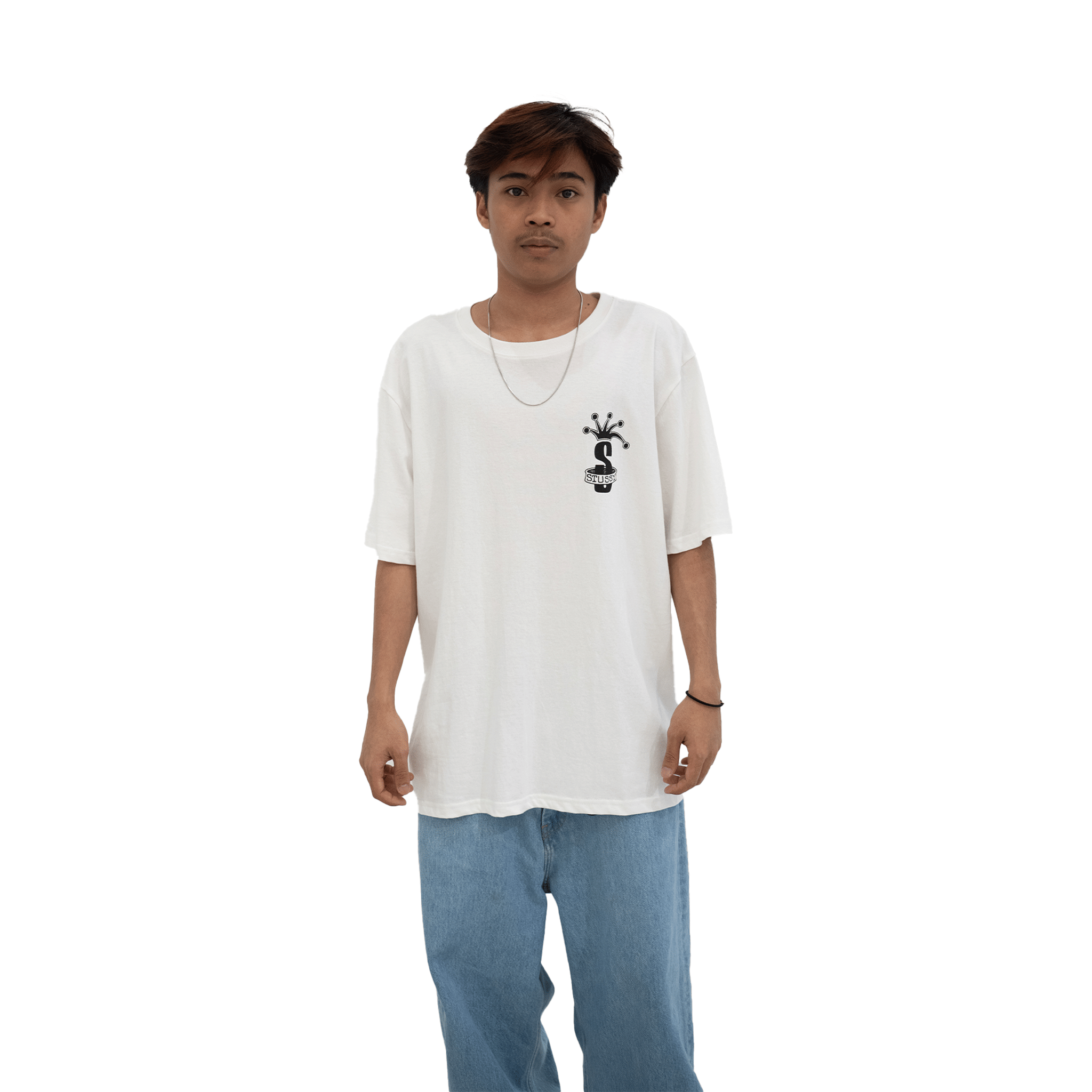 Stüssy Crown Band Tee White (FW24)