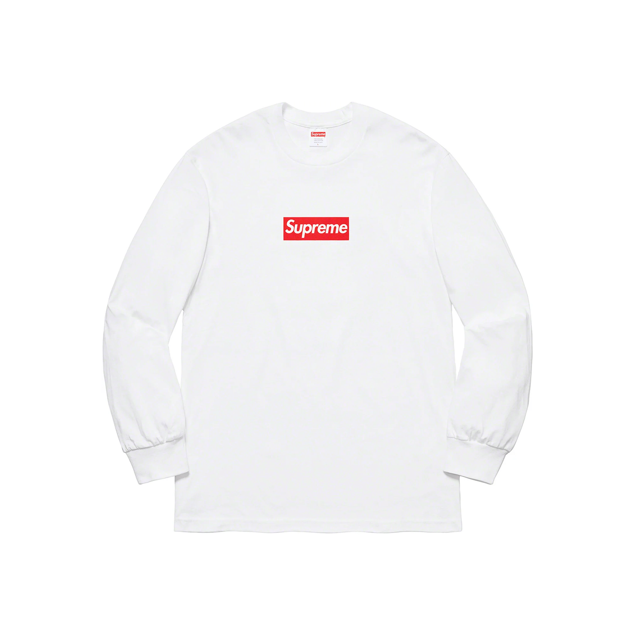 Supreme Box Logo Long Sleeve Tee White (FW20)