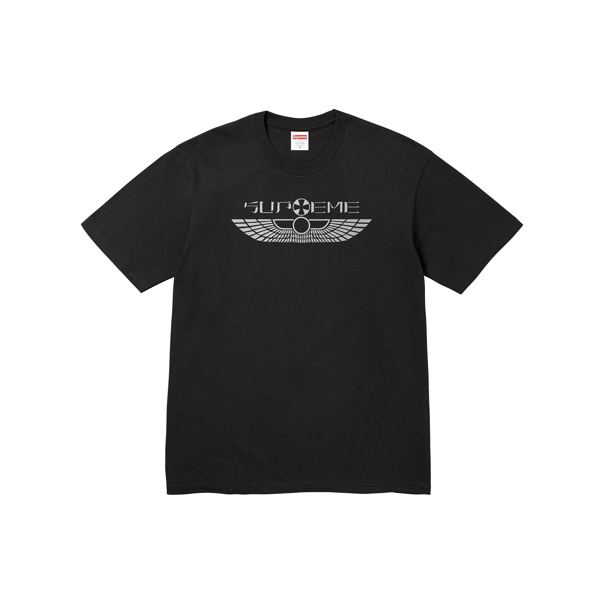 Supreme Wings Tee Black (SS25)