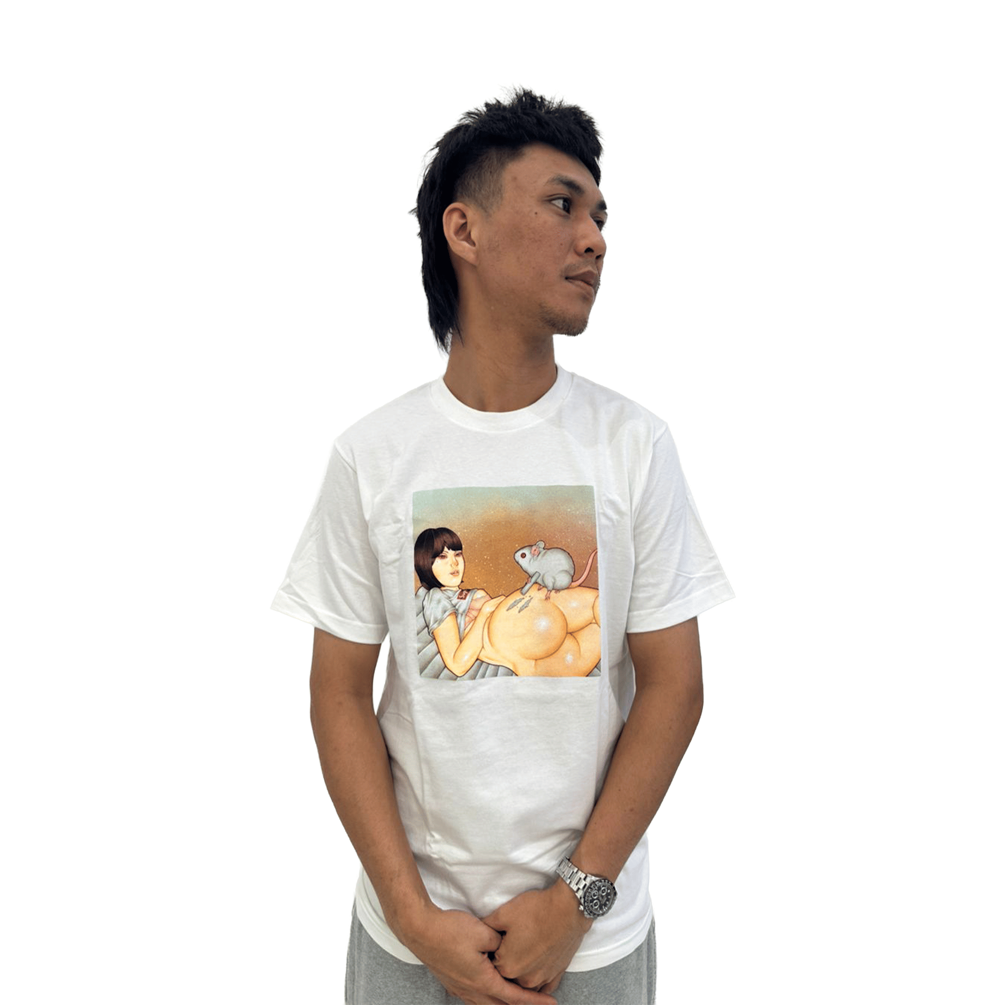 Supreme Mouse Tee White (SS25)