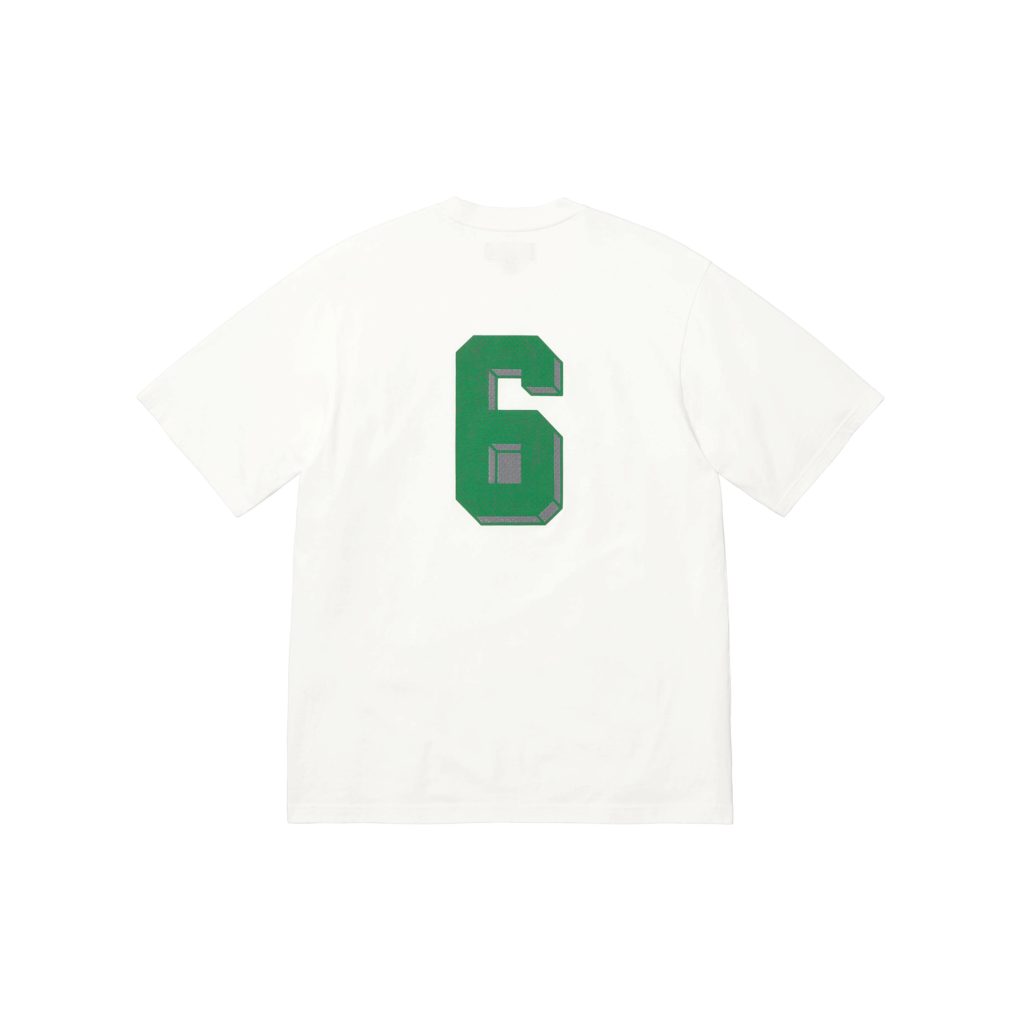 Supreme Flocked Washed S/S Tee White (SS25)