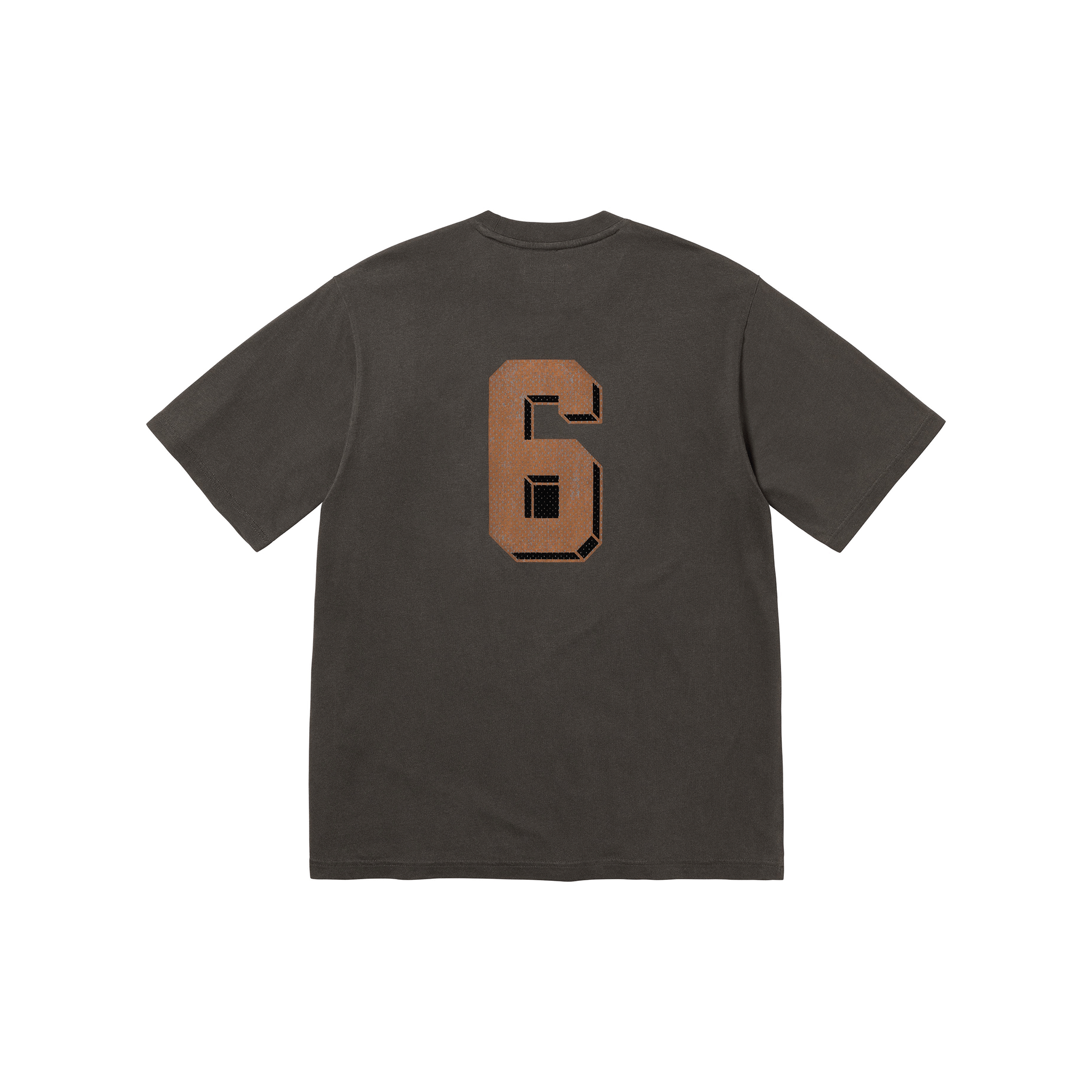 Supreme Flocked Washed S/S Tee Black (SS25)