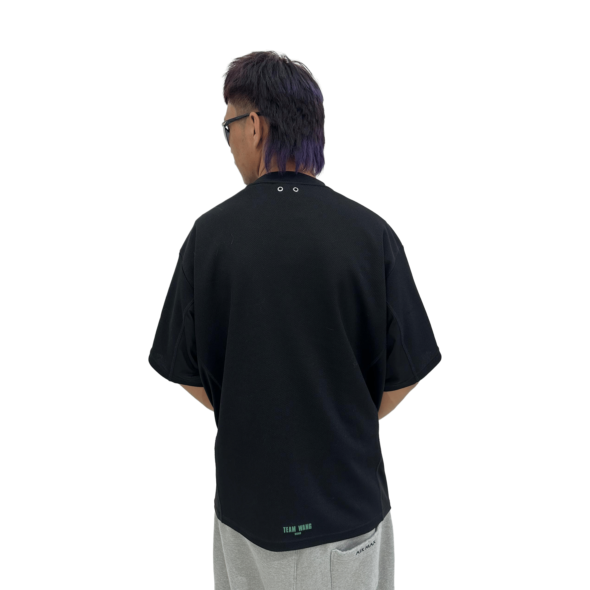 TEAM WANG design Under The Castle Patchwork Tee Black (SS24)