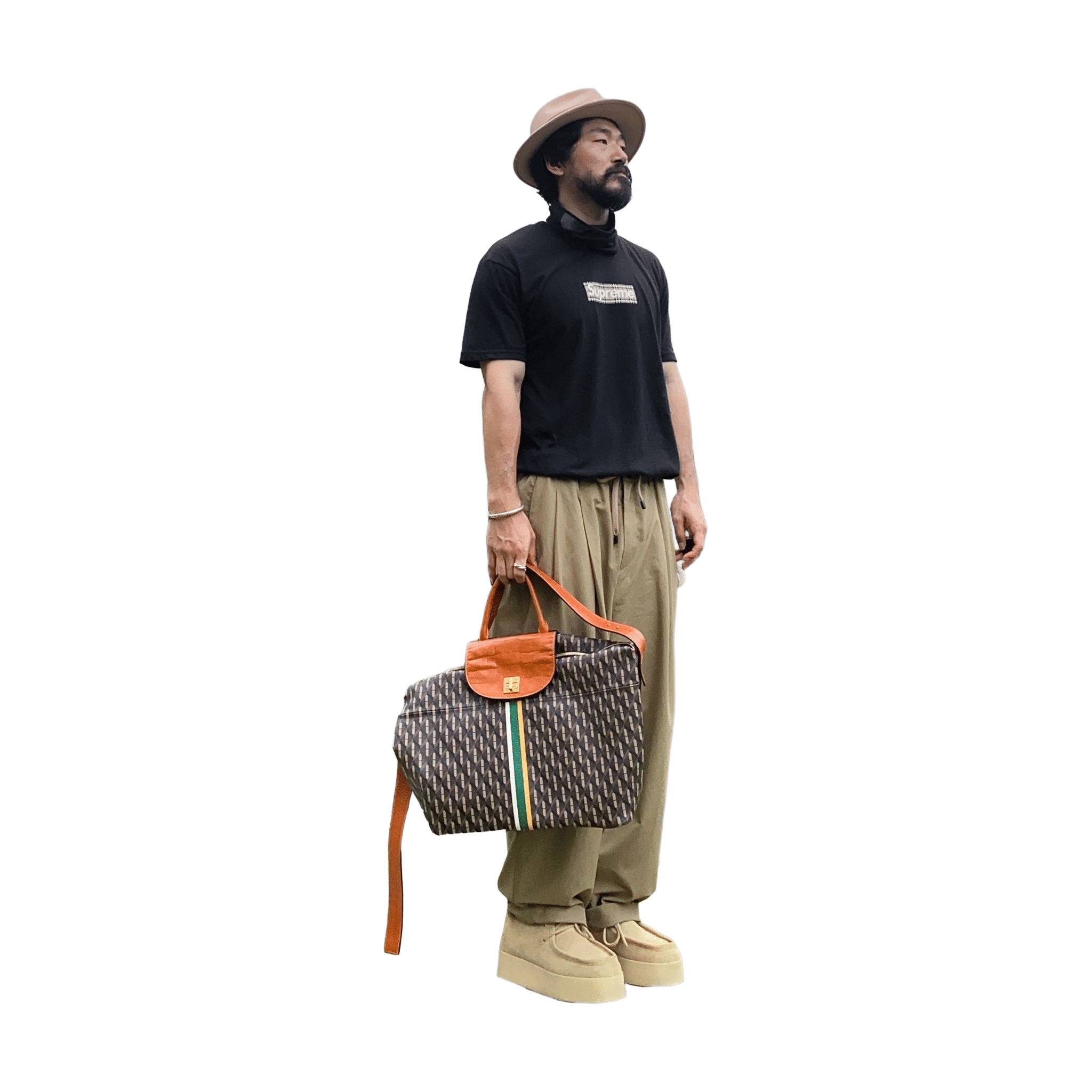 Supreme x BURBERRY Box Logo Tee Black (SS22)