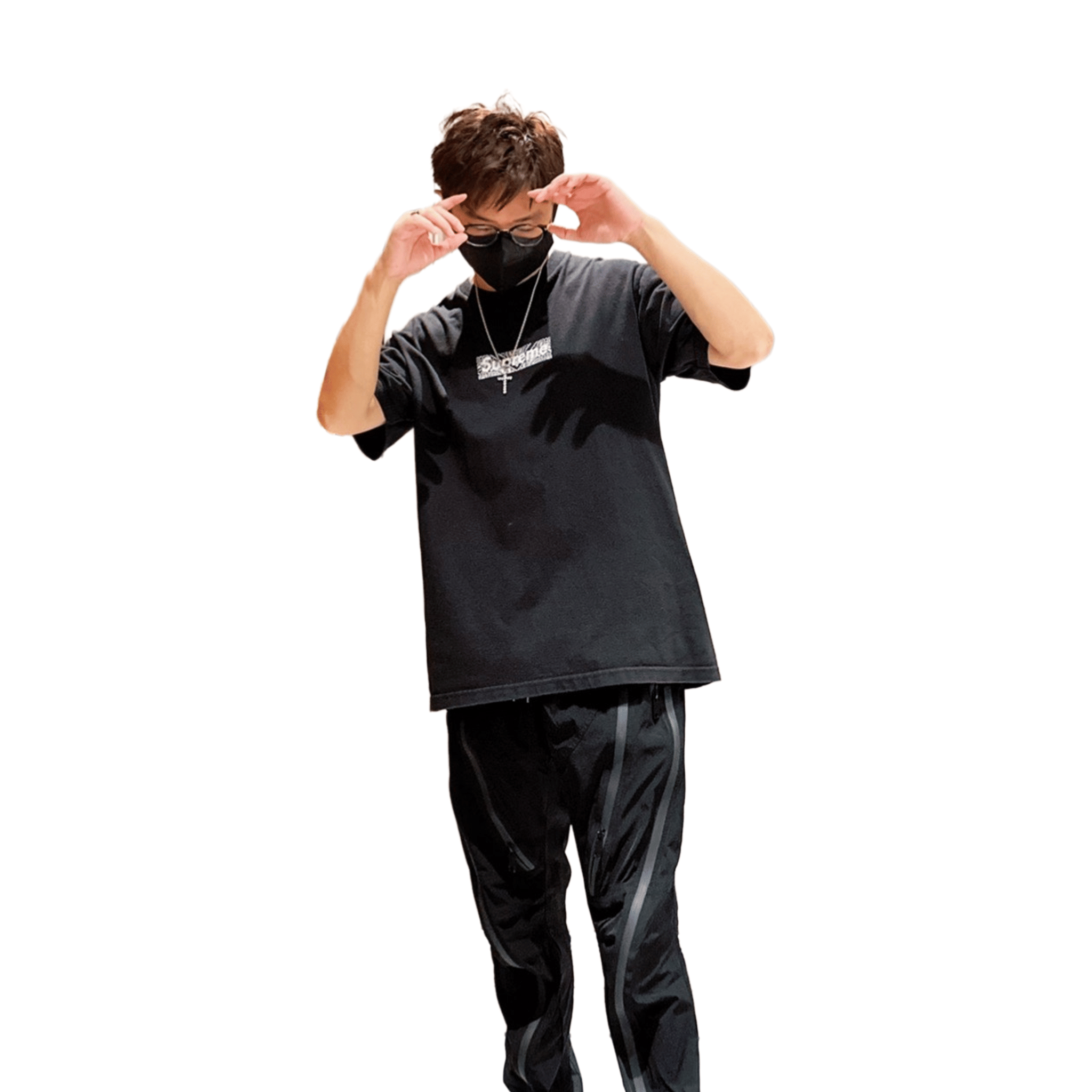 Supreme Bandana Box Logo Tee Black (FW19)