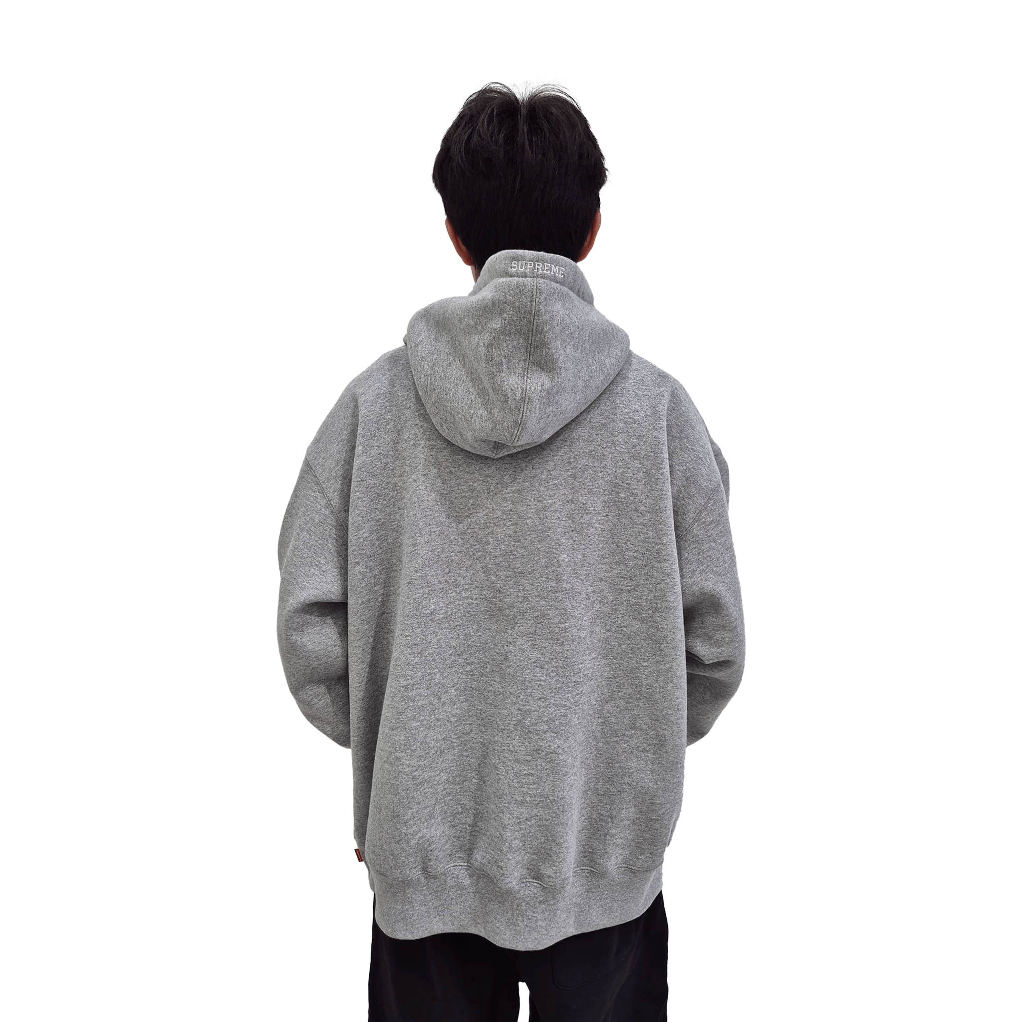 Supreme S Logo Hoodie Heather Grey (SS25)