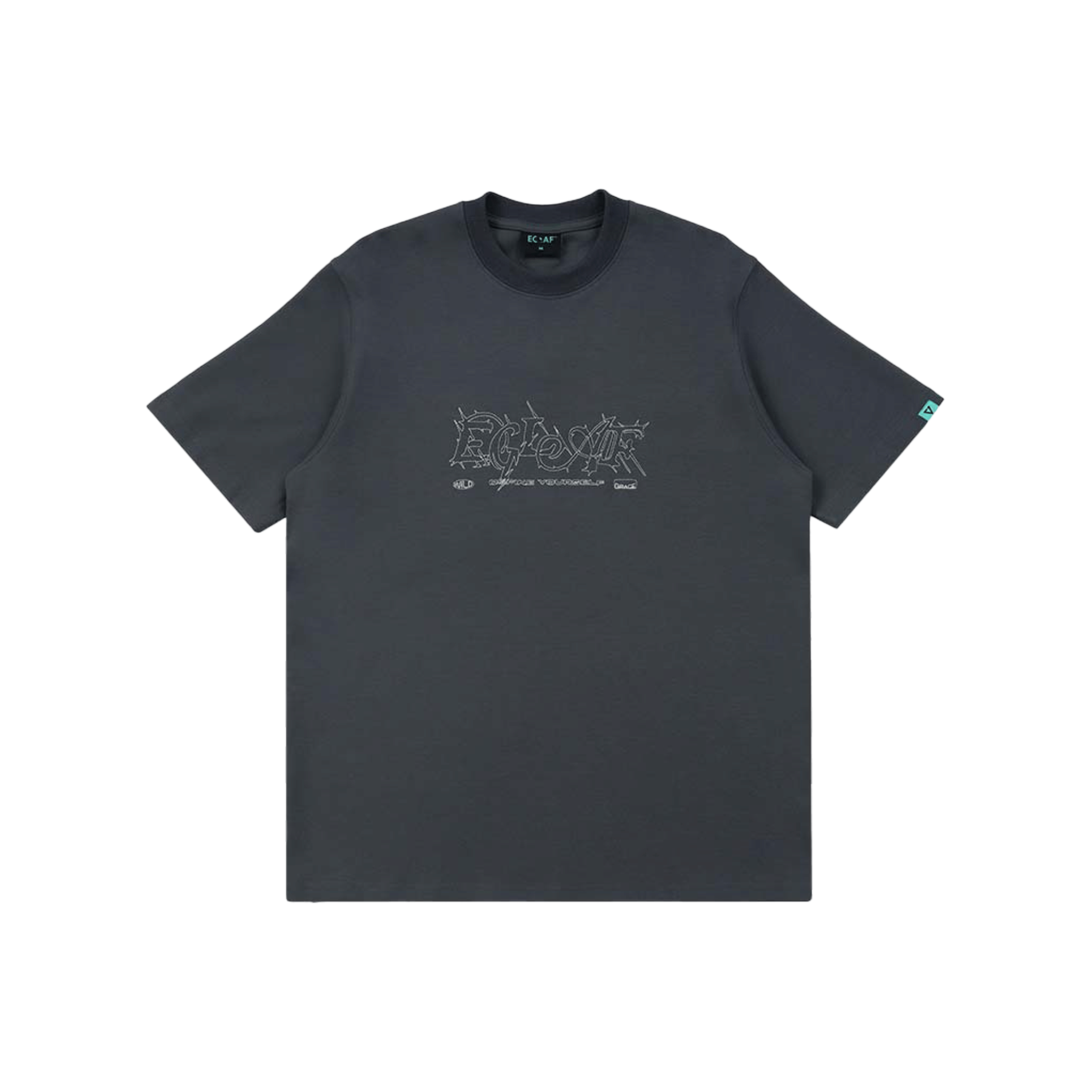 EGLAF Thornscript Tee Cool Grey (SS25)