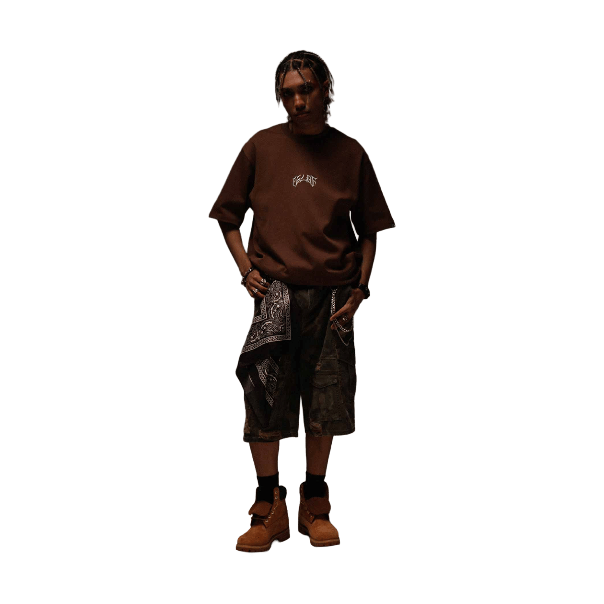 EGLAF Thorn Logo Tee Brown (SS25)