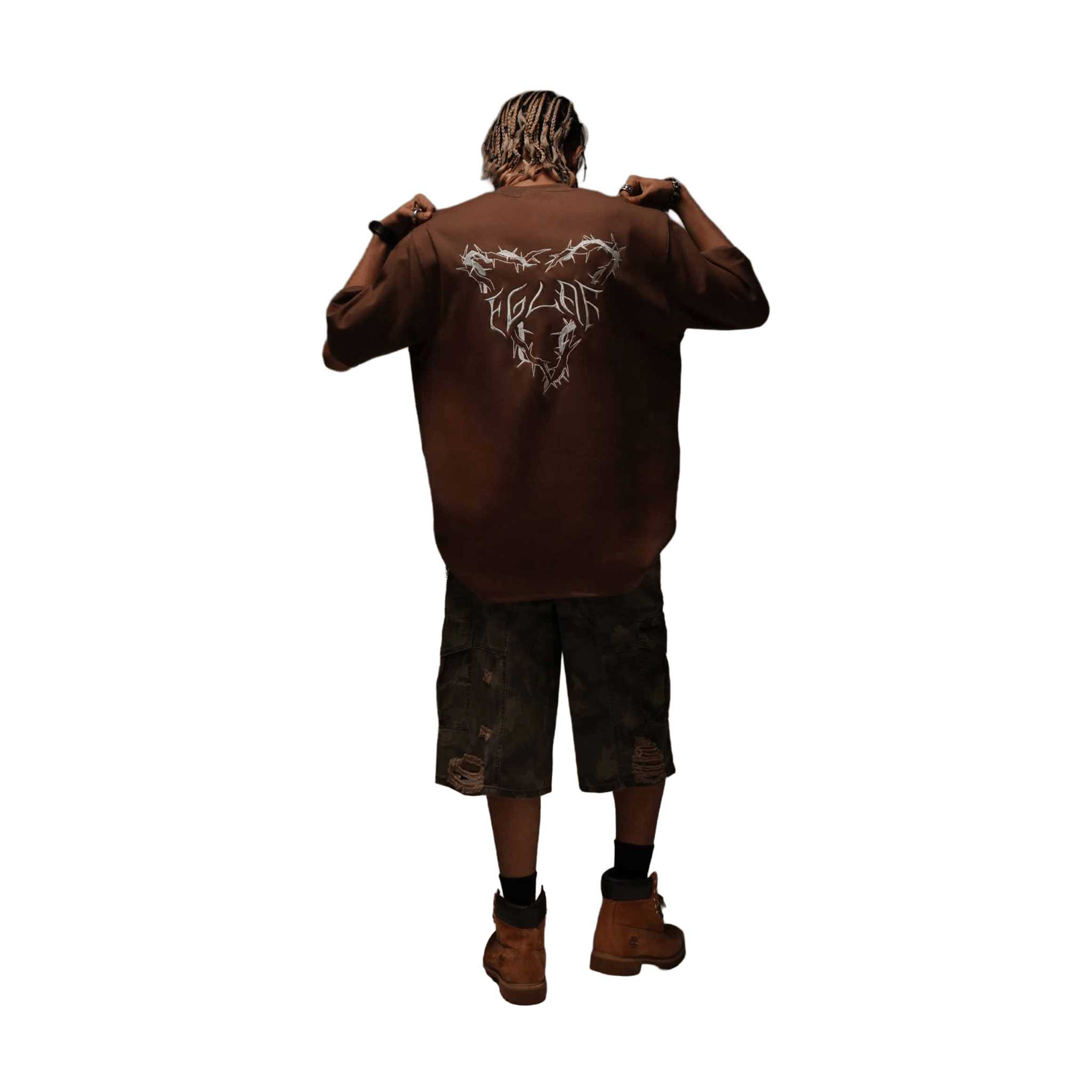 EGLAF Thorn Logo Tee Brown (SS25)