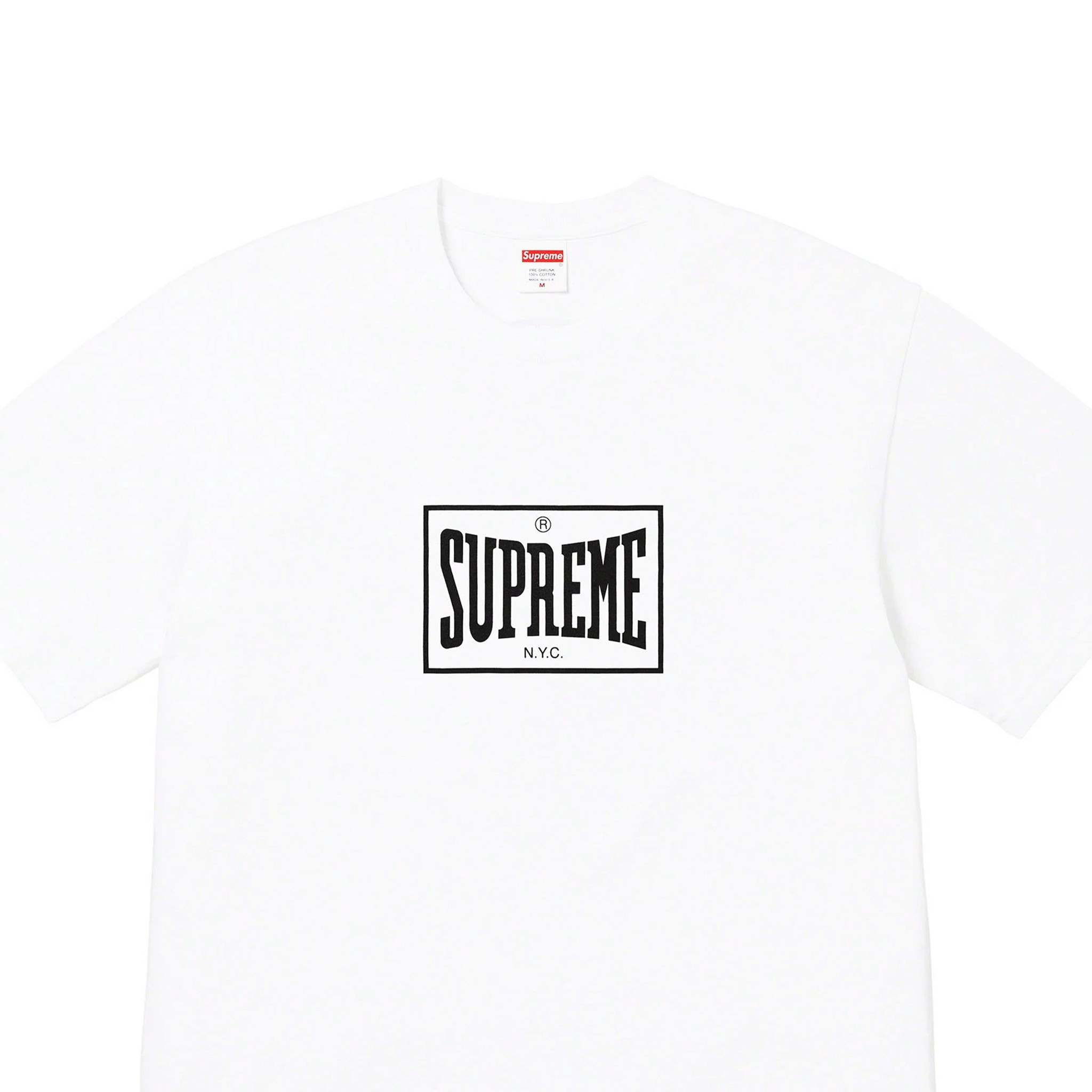 Supreme Warm Up Tee White (FW23)