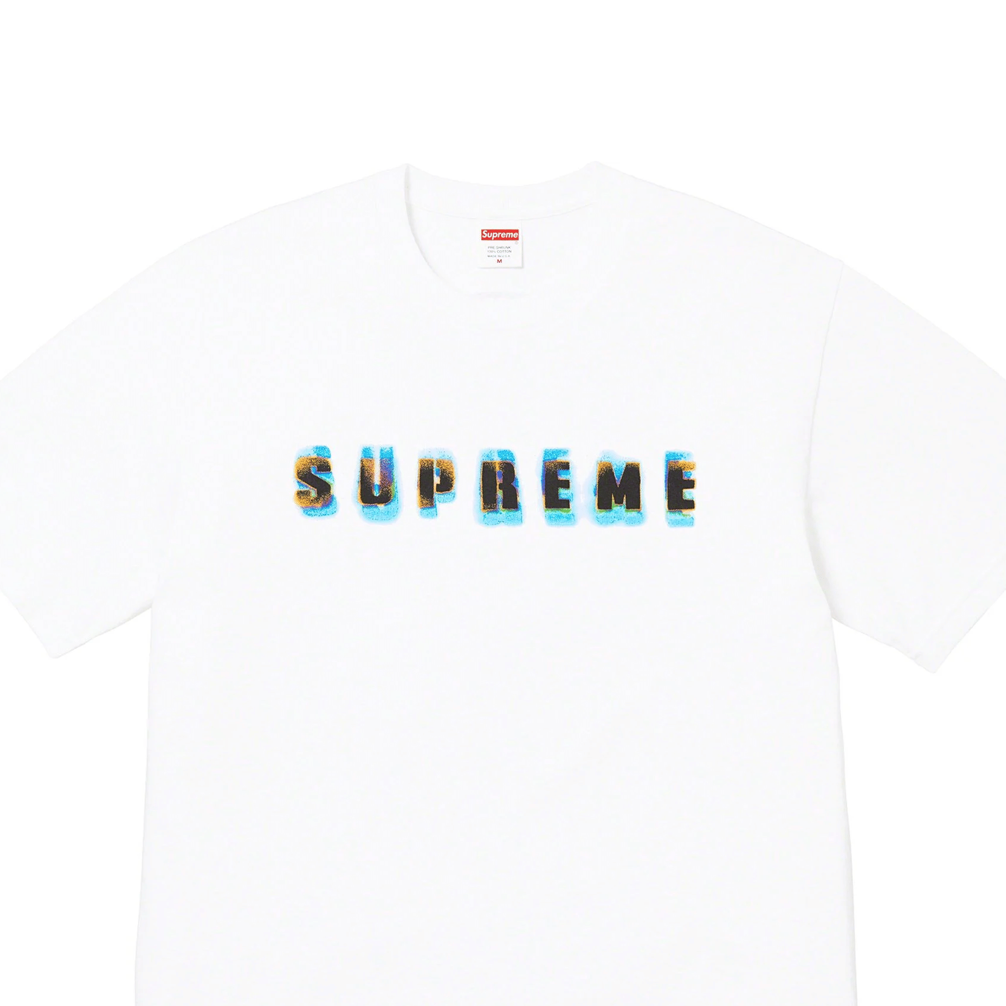 Supreme Stencil Tee White (FW23)