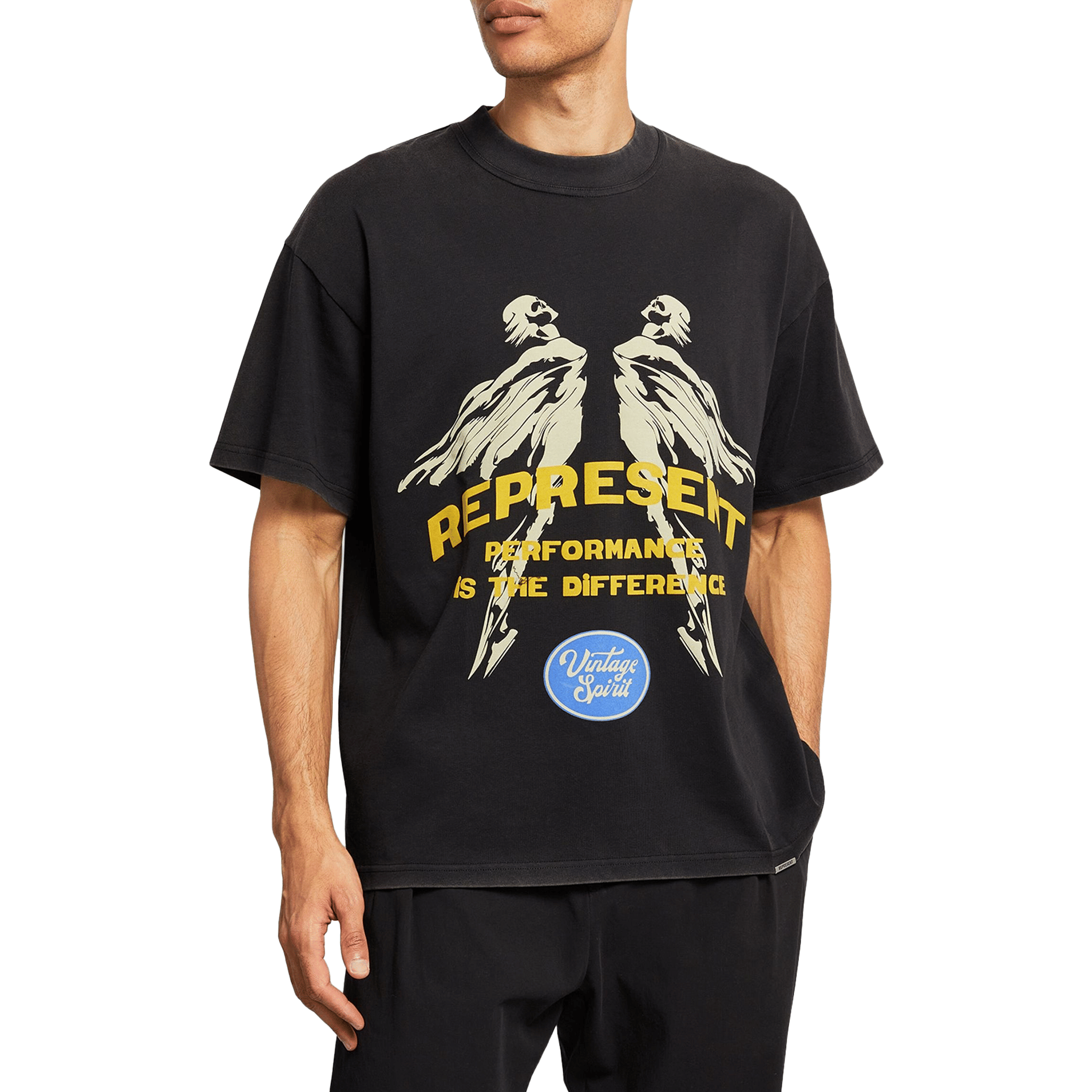 Represent Vintage Spirit Tee Vintage Black