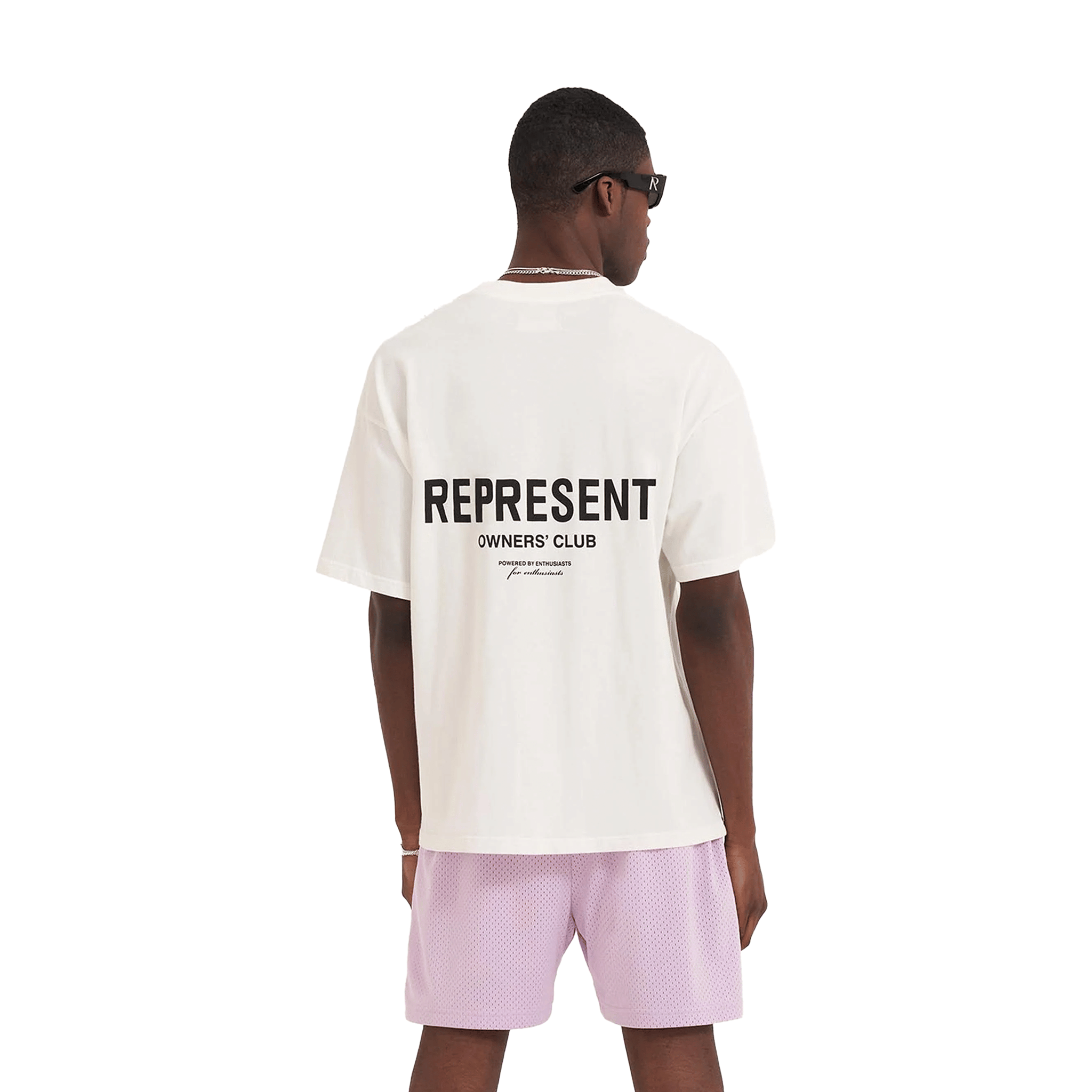 Represent Owners Club Tee Flat White (SS25)