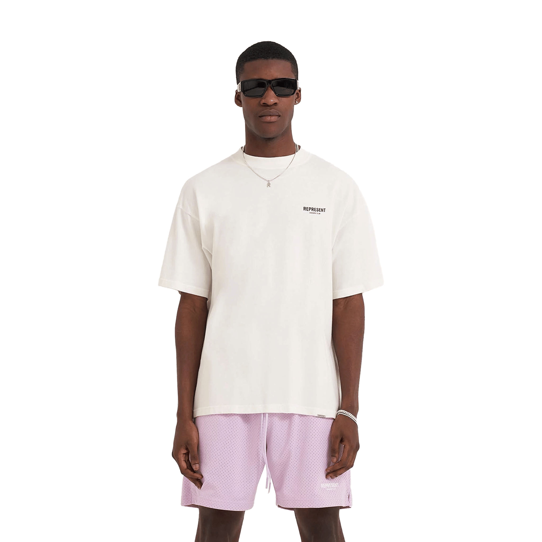 Represent Owners Club Tee Flat White (SS25)