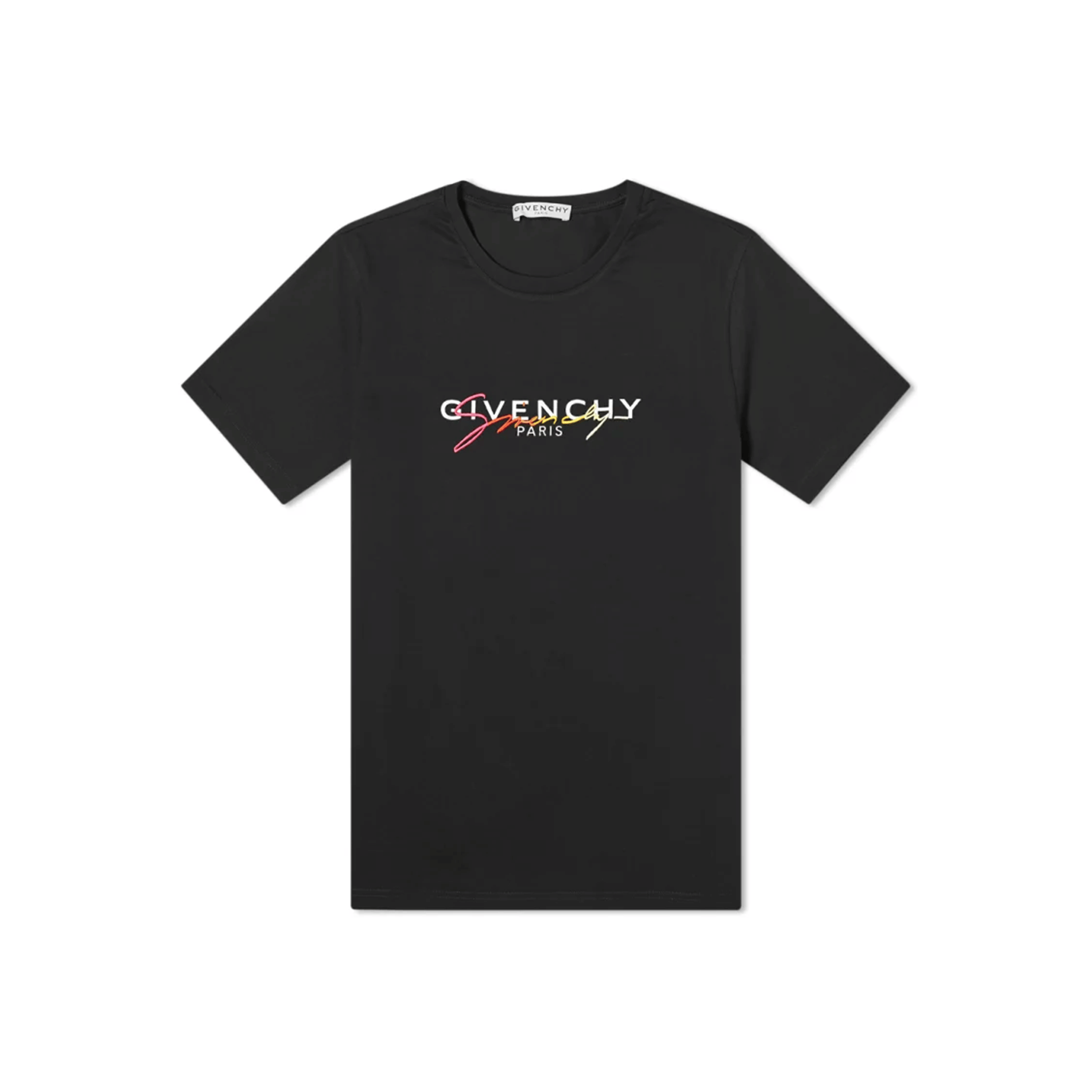GIVENCHY Rainbow Signature Logo Tee Rainbow (Regular Fit)