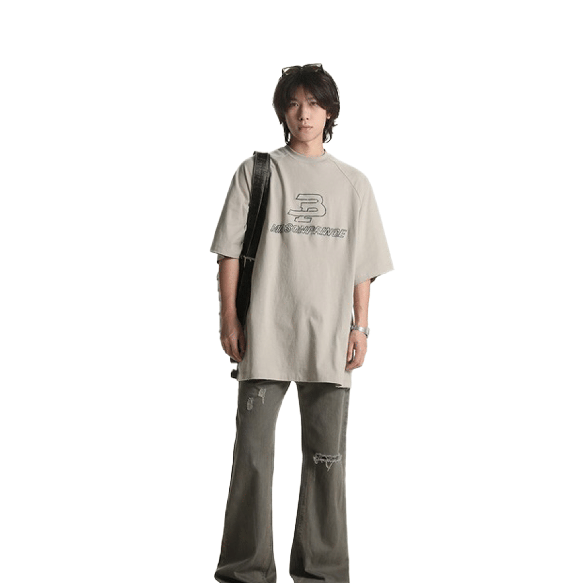 MASONPRINCE MP Logo Embroidery Tee Beige (SS24)