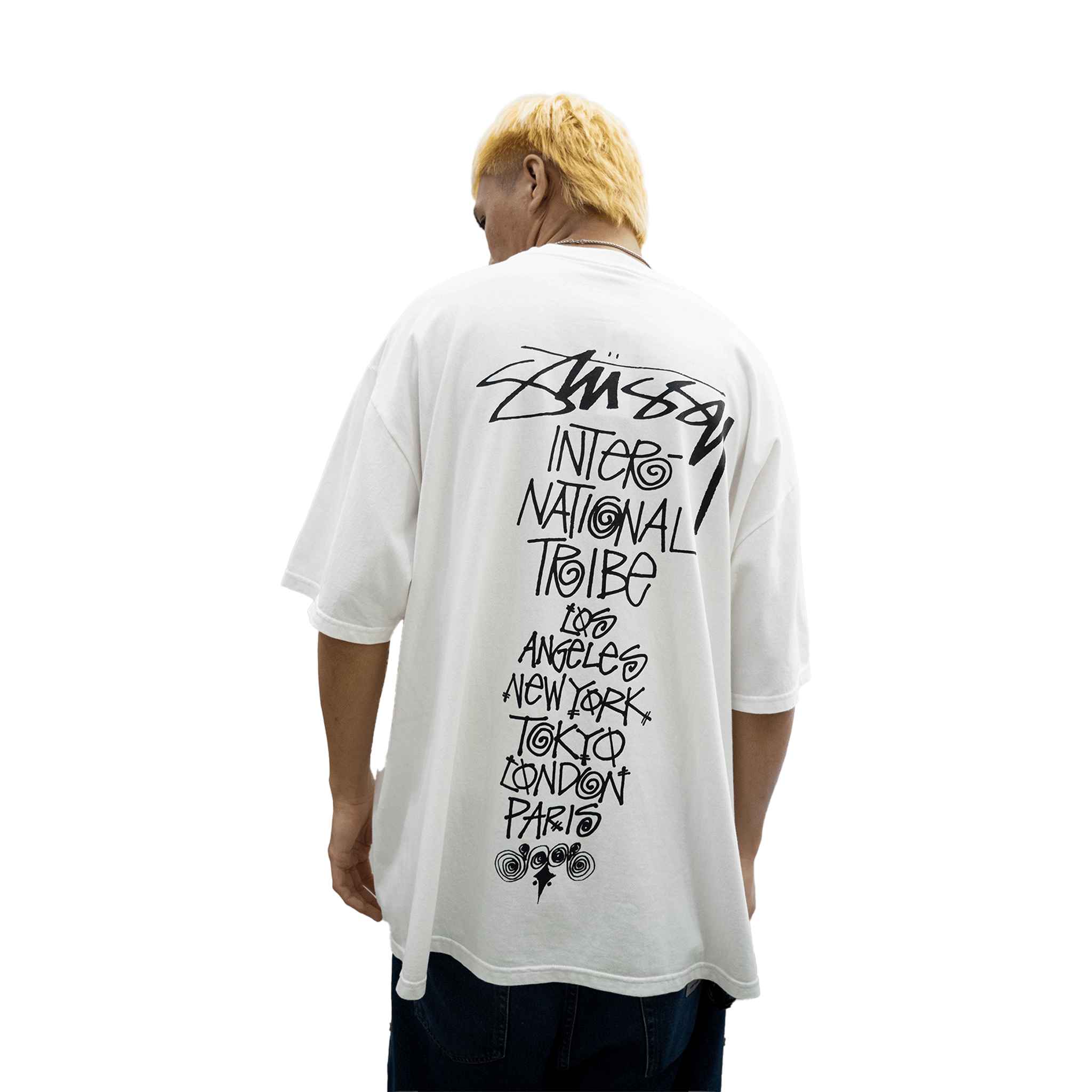 Stüssy Tribe Stack Tee White (SS23)