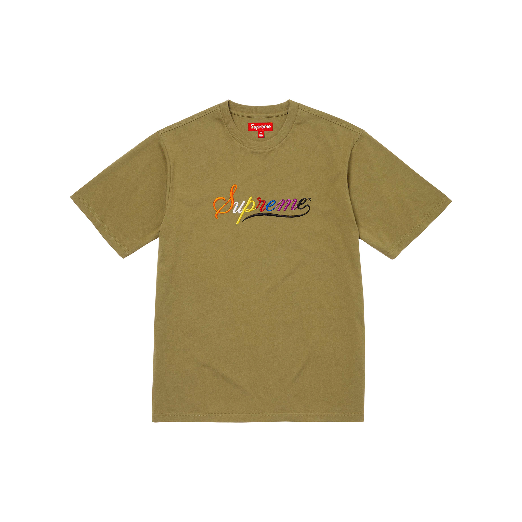 Supreme Cursive S/S Tee Dusty Olive (FW24)