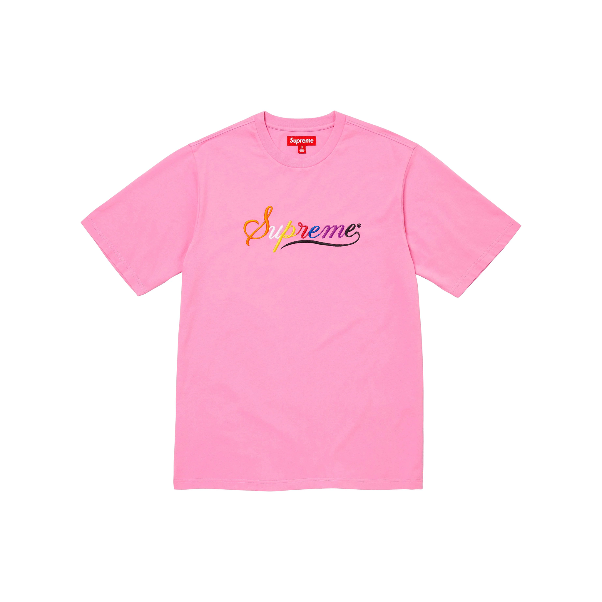 Supreme Cursive S/S Tee Pink (FW24)